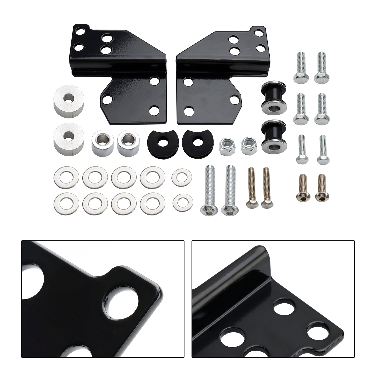 로드 킹 로드 글라이드 스트리트 글라이드 1997-2008 등받이 시시 바 도킹 하드웨어
