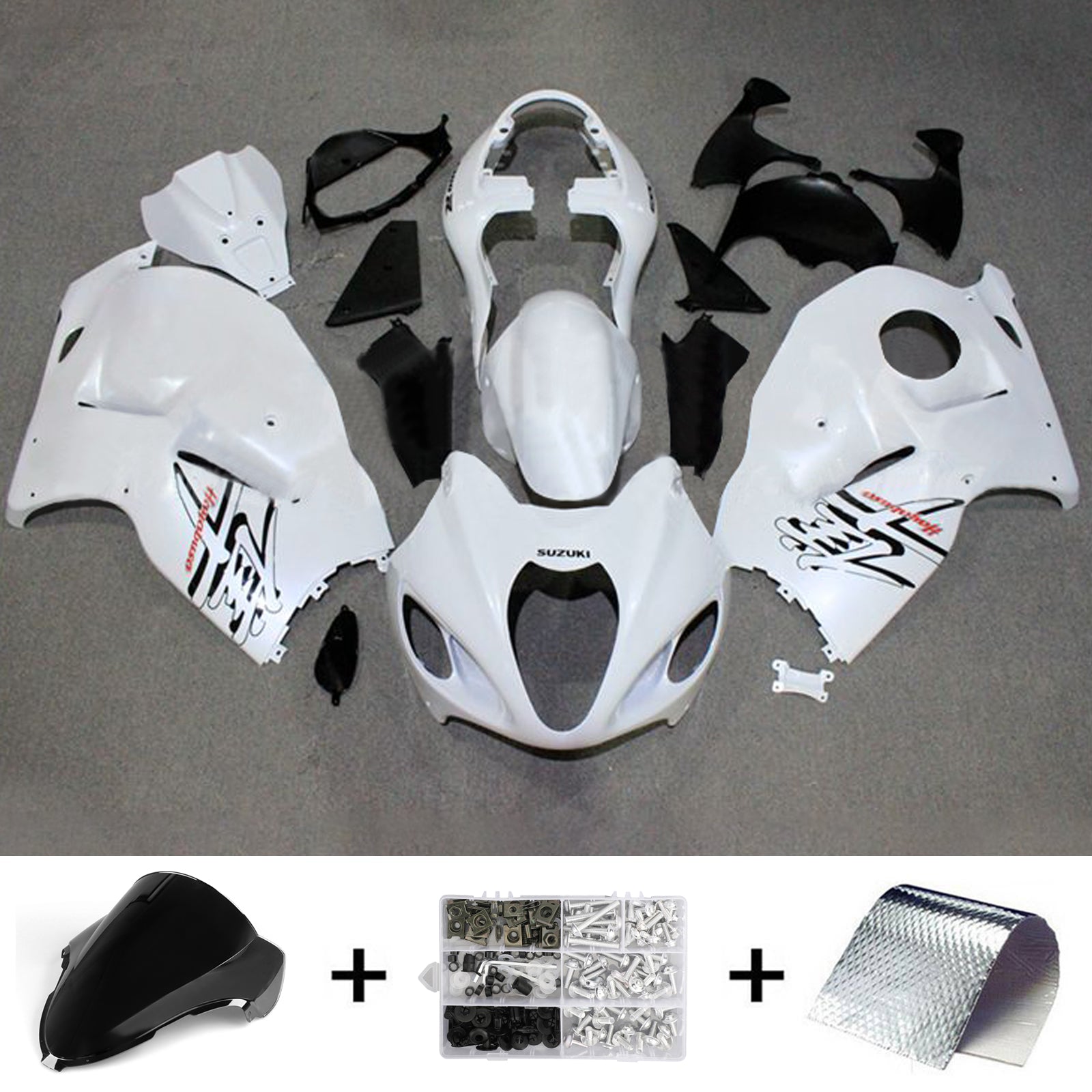 Suzuki Hayabusa GSX1300R 1999-2007 Fairing Kit Bodywork Plastic ABS