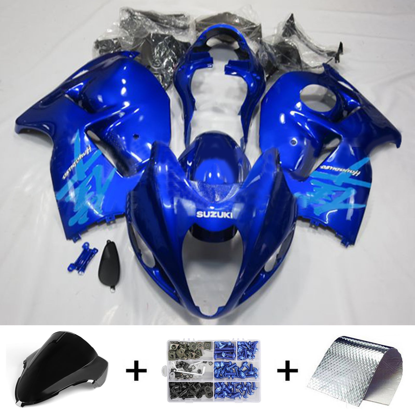 Suzuki Hayabusa GSX1300R 1999-2007 Fairing Kit Bodywork Plastic ABS