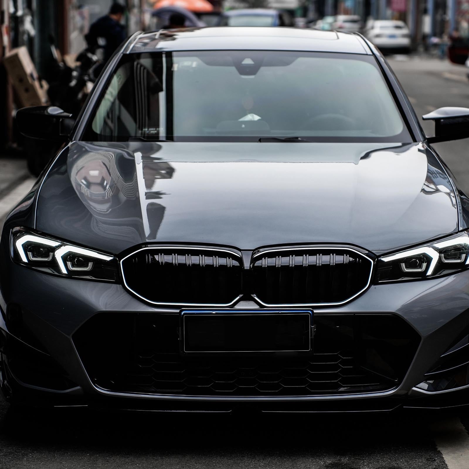 BMW 3 Series G20 G28 2023-2024 Gloss Black Front Kidney Grille Mesh