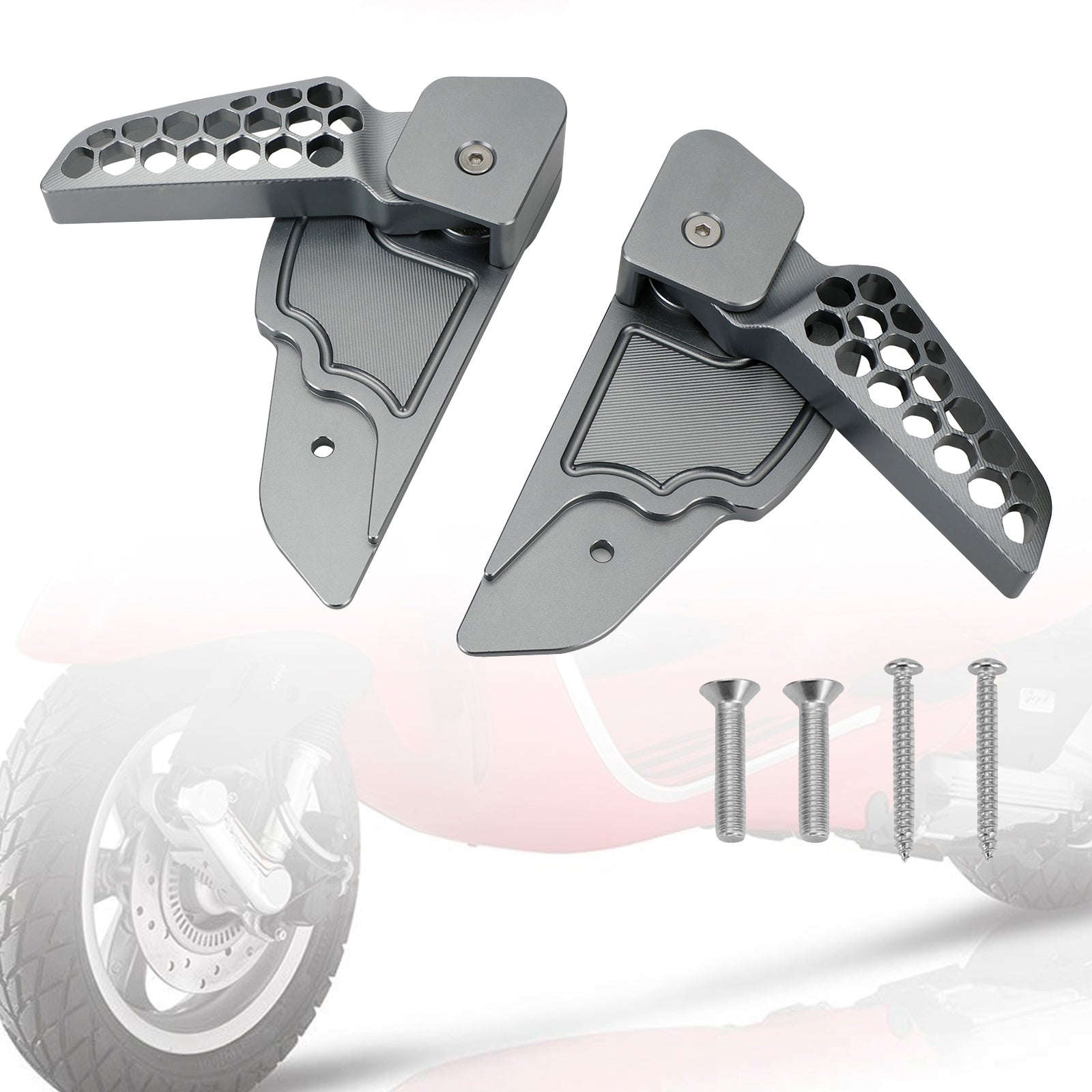 2017-2020 Vespa Primavera/Sprint 125 150 Rear Footrests Foot Peg