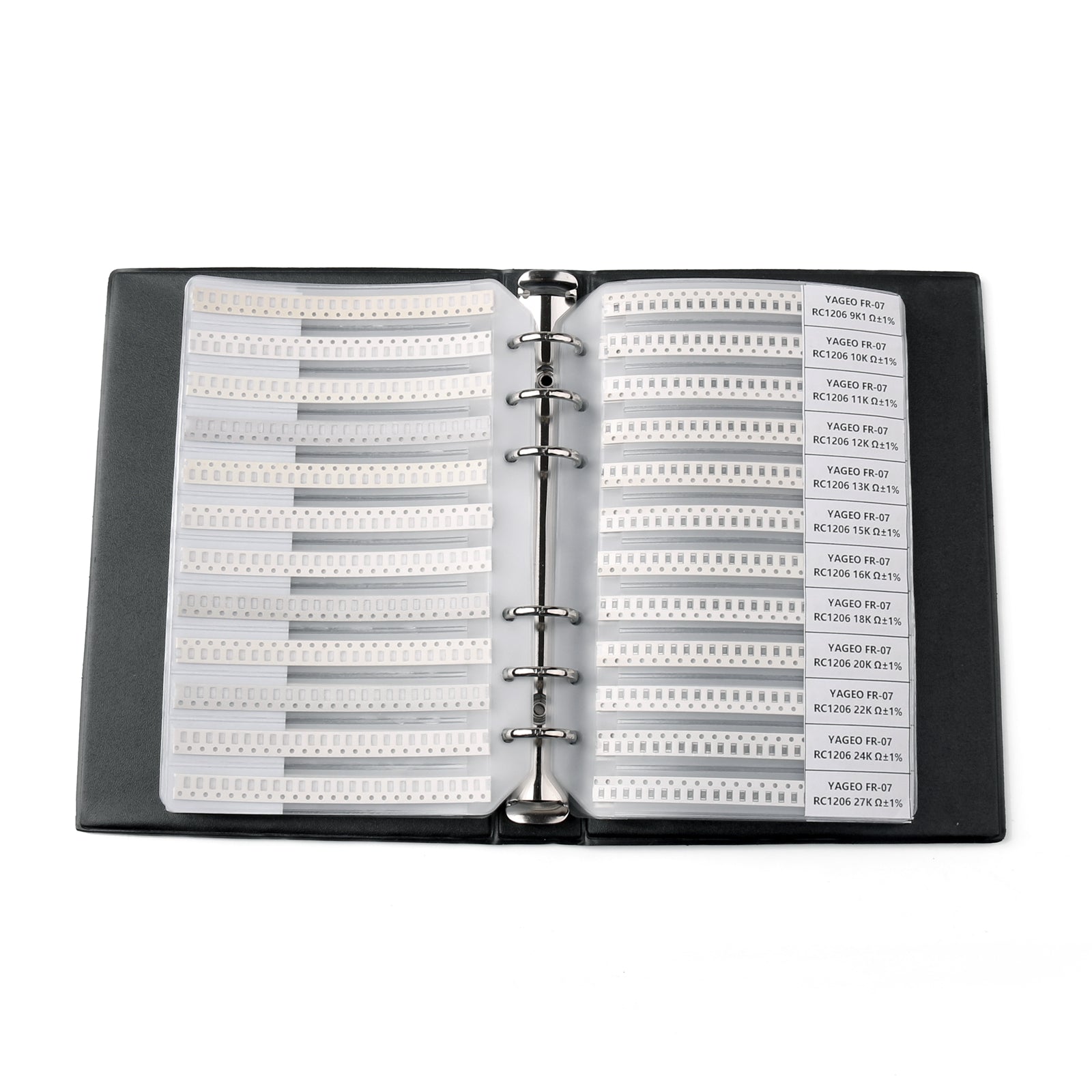 4250PCS 1206 1% SMD Chip SMT Resistor 170 Valores Muestra Libro YAGEO DIY Kits