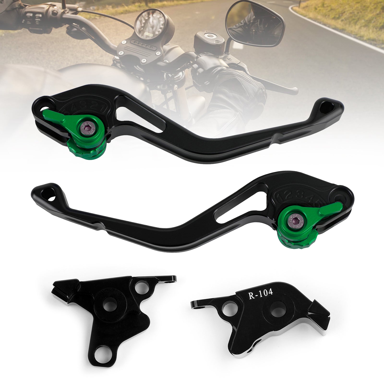 Palanca de freno de embrague corto para Yamaha V-MAX 2009-2016 MT-01 2004-2009