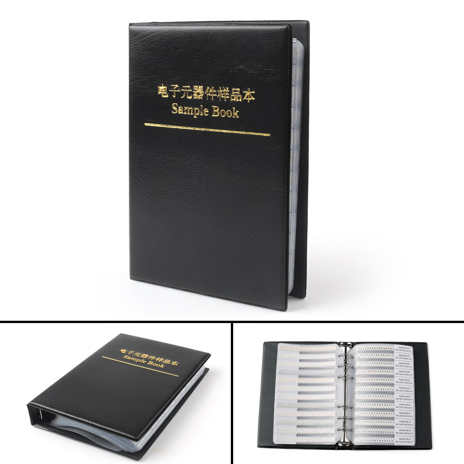 4250PCS 1206 1% SMD Chip SMT Resistor 170 Valores Muestra Libro YAGEO DIY Kits