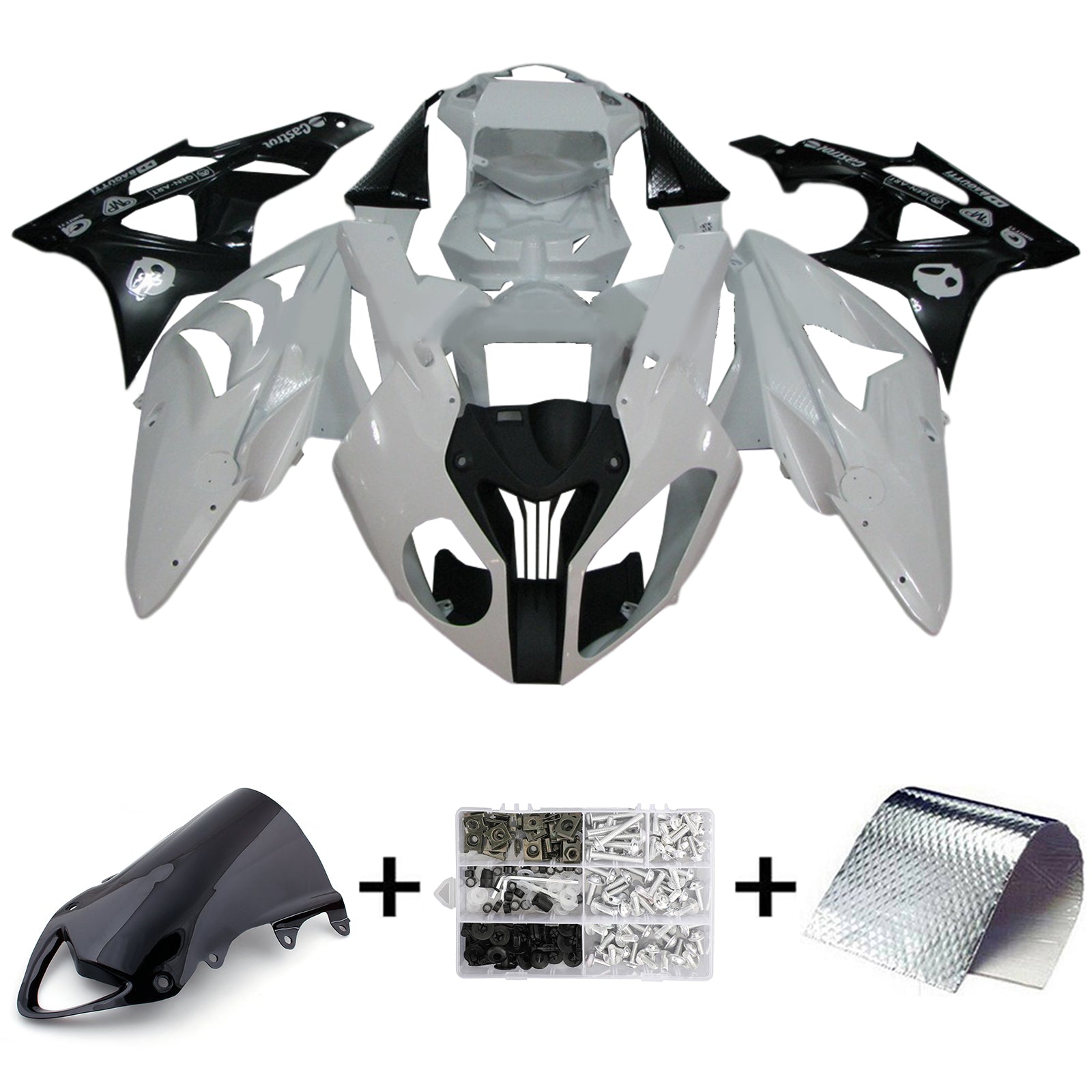 Amotopart BMW S1000RR 2009-2014 Fairing Kit Bodywork Plastic ABS