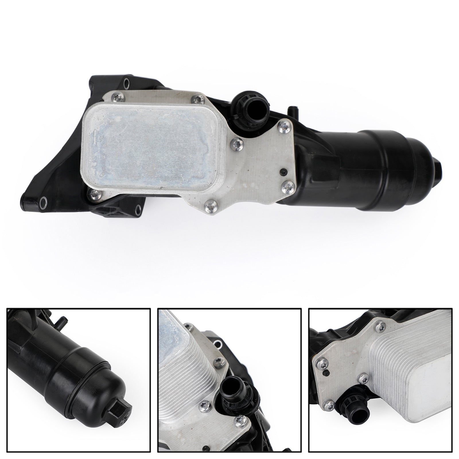 Carcasa del filtro del enfriador de aceite del motor 11428596283 compatible con BMW F20 F22 F30 G30 G32 X4 genérico