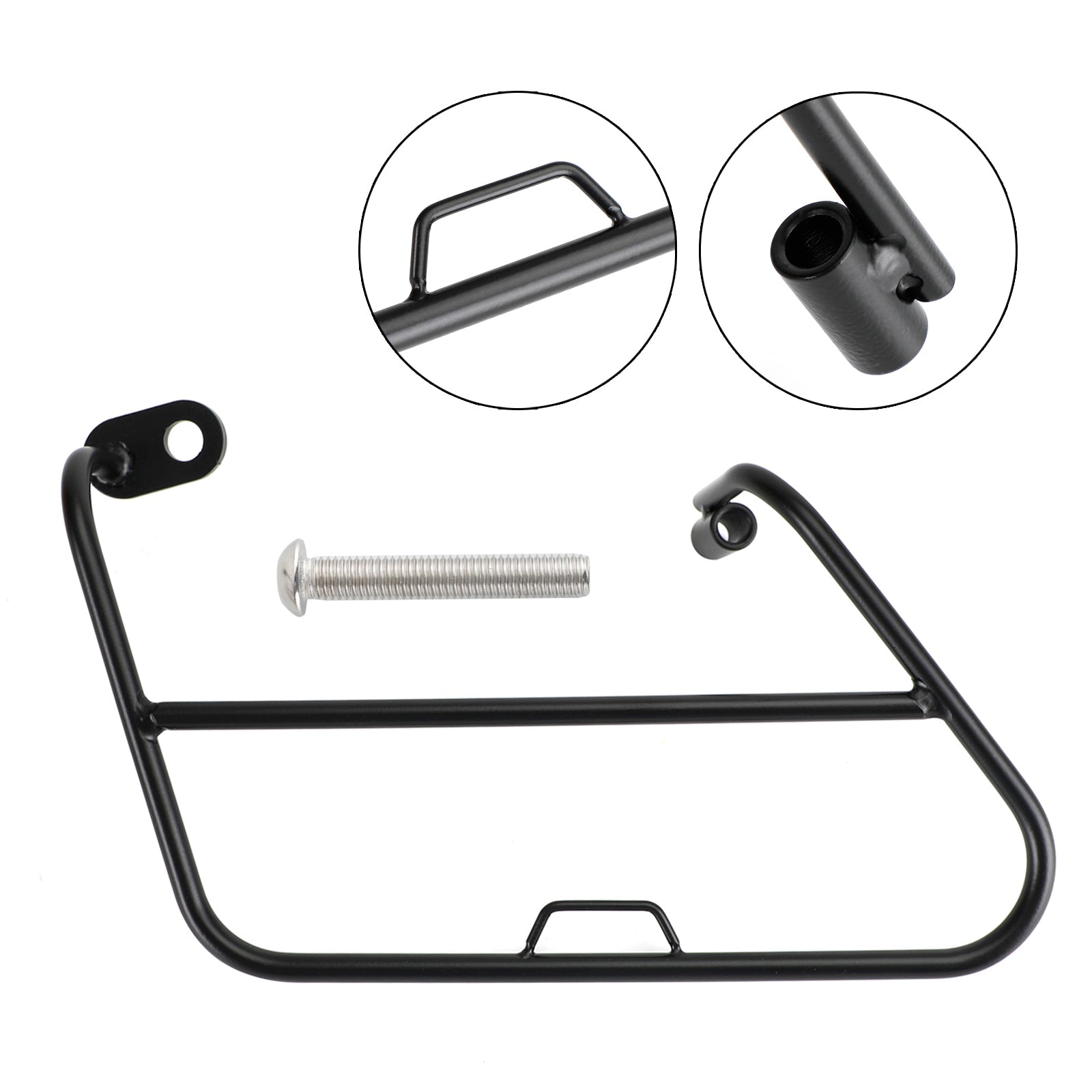 Side Saddle Bag Mounting Bracket Black Fit for HONDA Super Cub 125 18-22 21