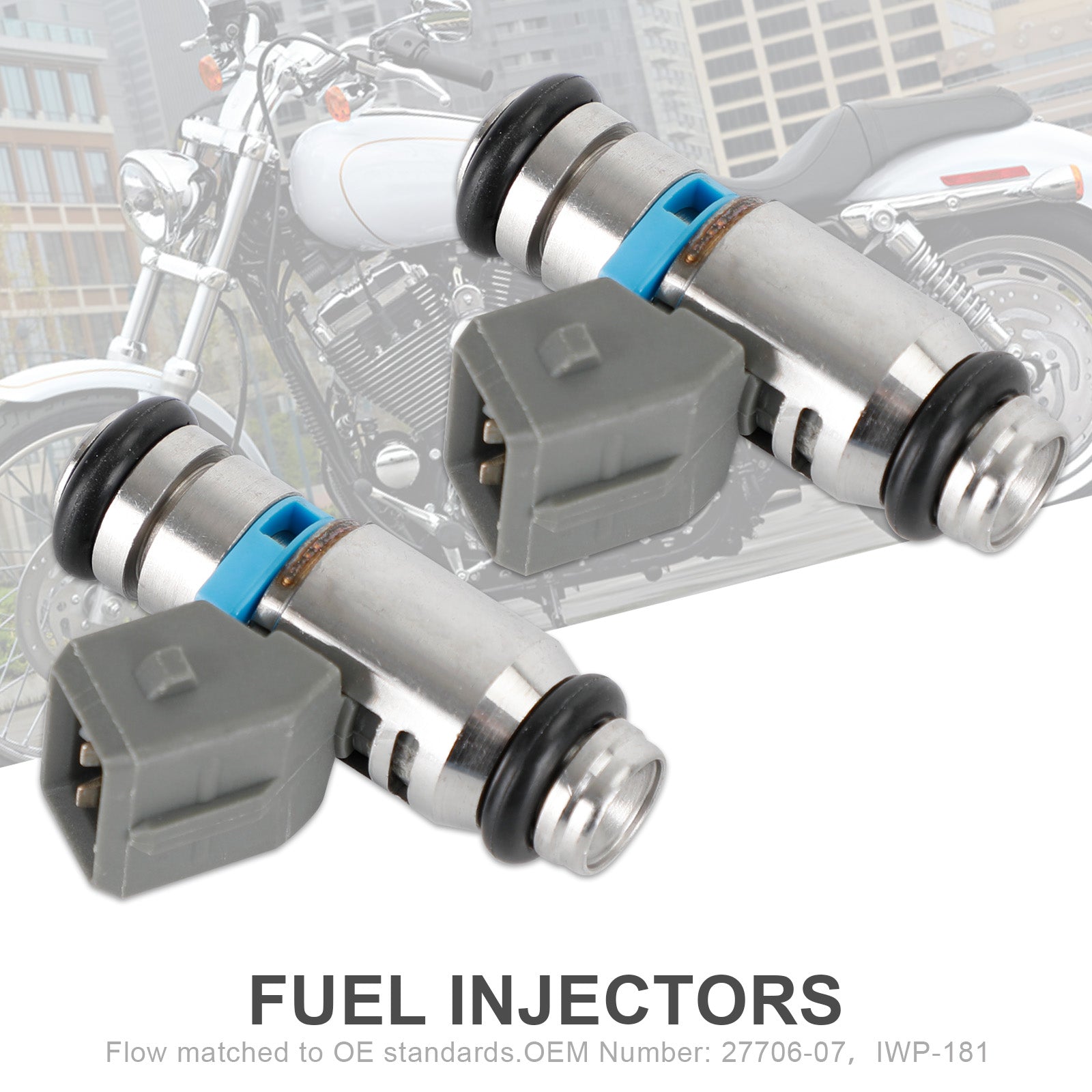 2PCS IWP-181 트윈 파워 3.8g/s 연료 분사기 (Repl 27706-07/A용)