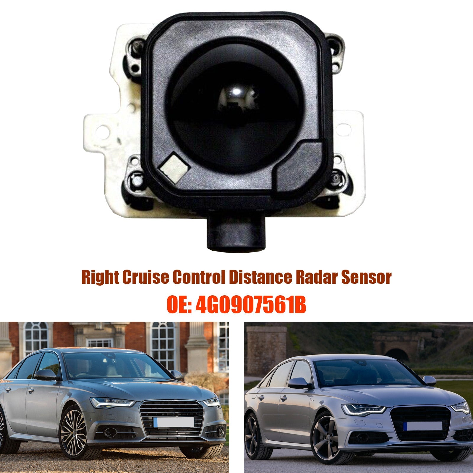 Audi A6 A7 2016-2018 4G0907561B 우측 크루즈 컨트롤 거리 레이더 센서
