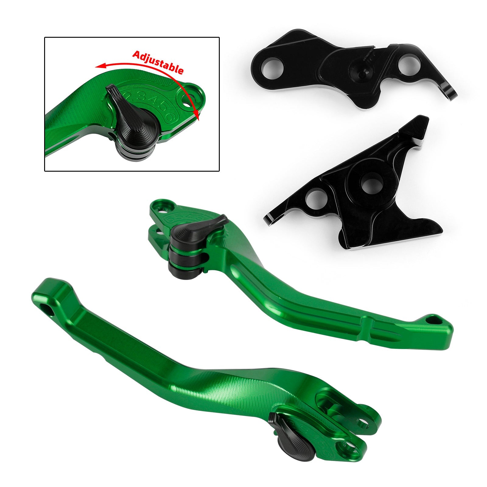 Palanca de freno de embrague corto CNC Hyosung GT250R 2006-2010 GT650R 2006-2009
