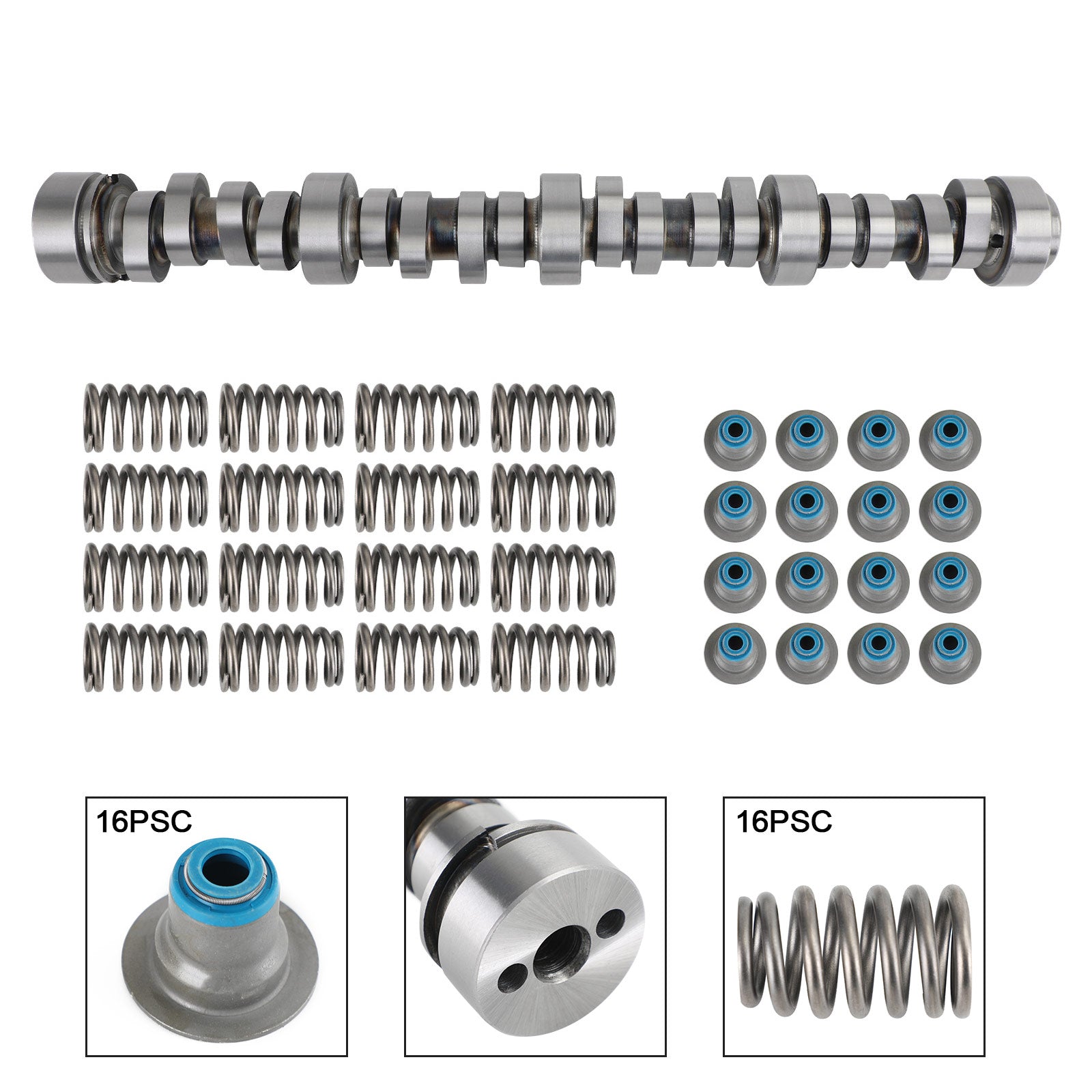 For LS Engines Silverado Sierra 4.8 5.3 6.0 6.2 Stage 2 Truck Camshaft Kit Generic