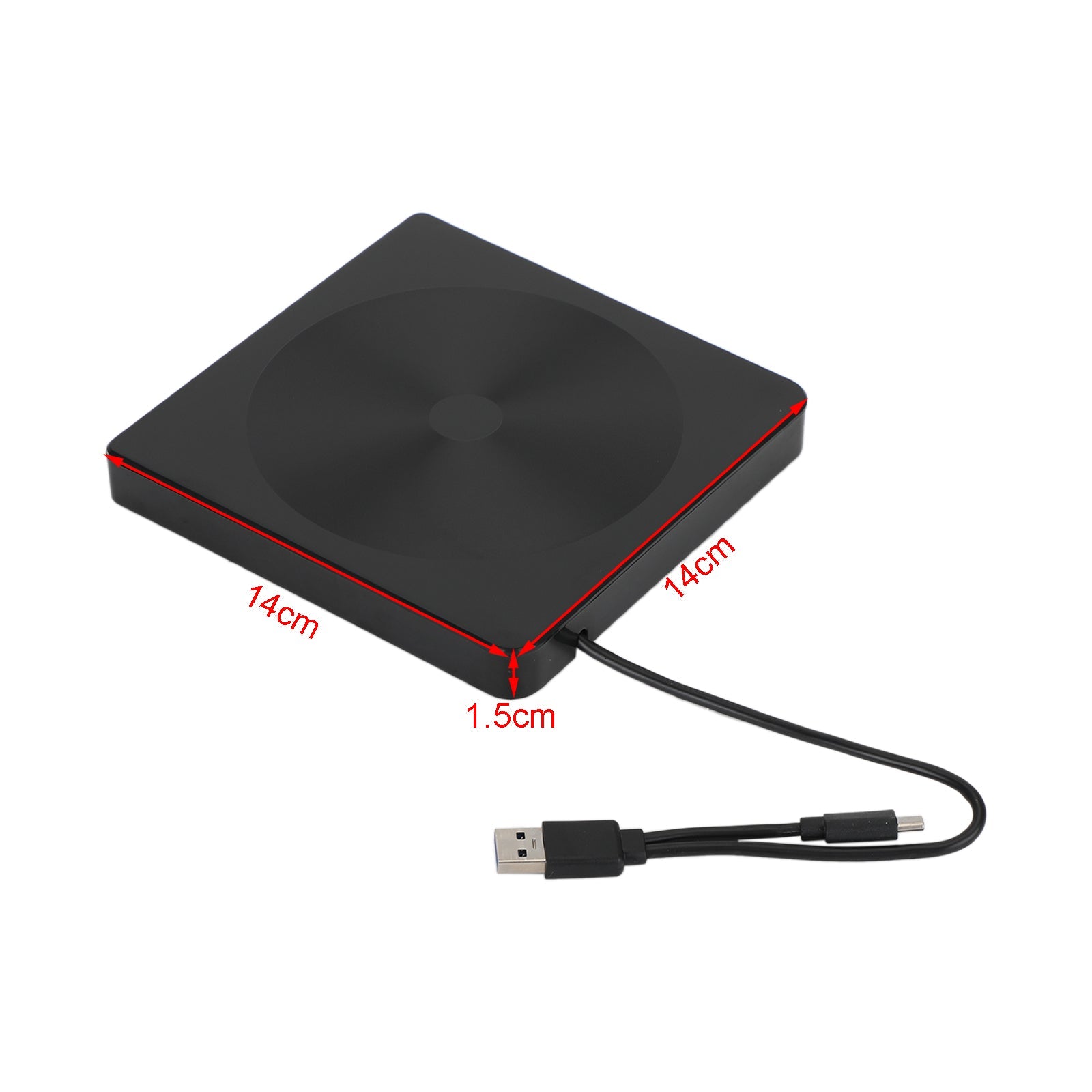 4K USB 3.0 External DVD Blu ray Drive BD Player Read/Write 2 IN 1 Portable Burner