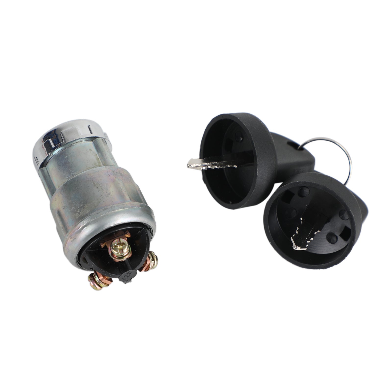 범용 점화 배럴 키 스위치 방수 커버 12V 2키 자동차 자전거 보트