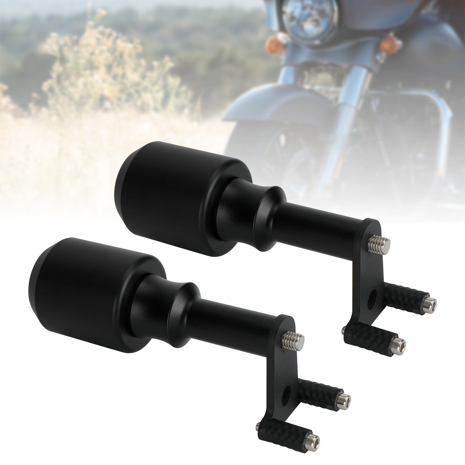 Kawasaki Ninja Z400 18-21 Crash Bobbins Protector Sliders Aluminum Black