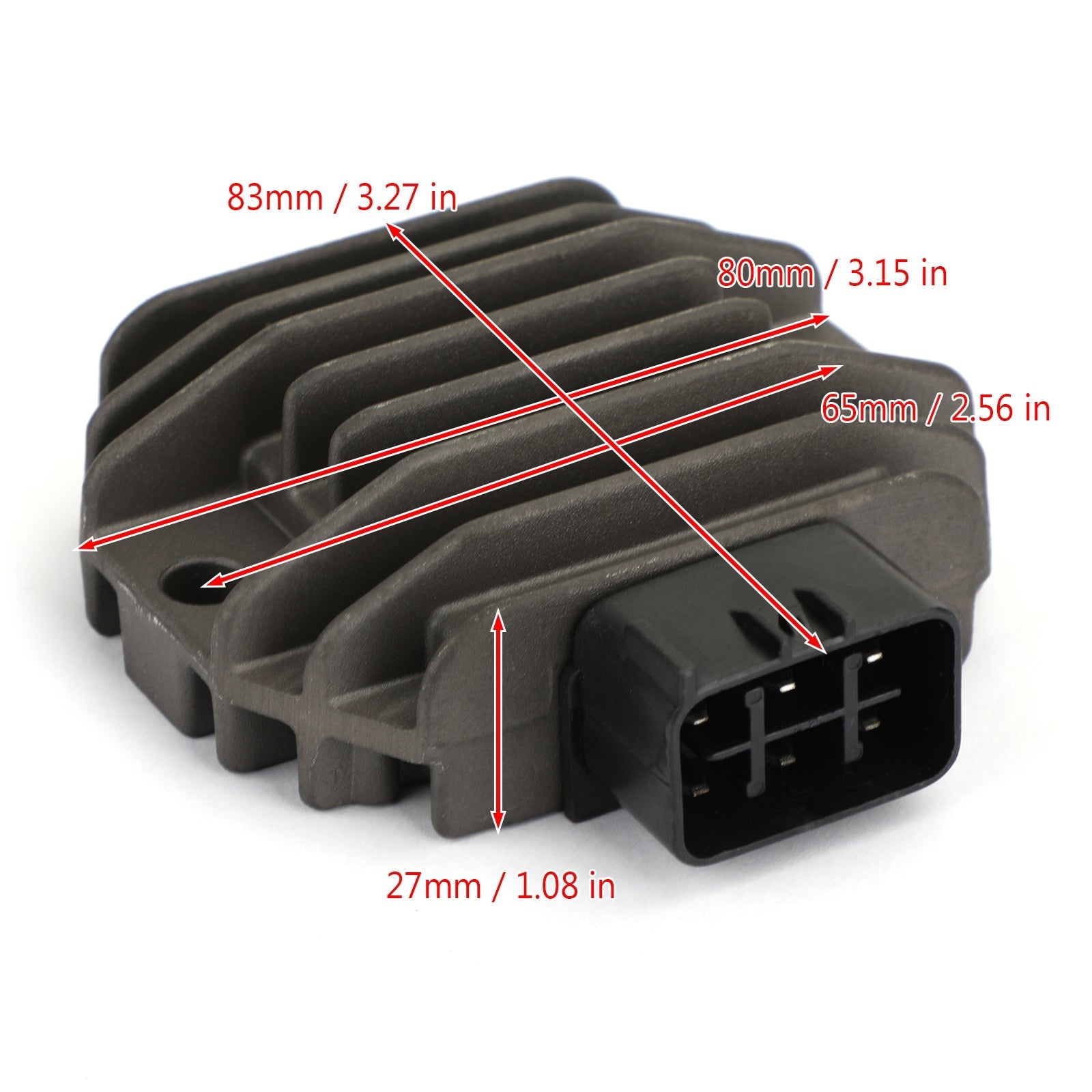 6-Wire Regulator Rectifier Fit for Suzuki LT-A400F LTA400F Eiger 400 2X4 4X4 Auto 2002-2007