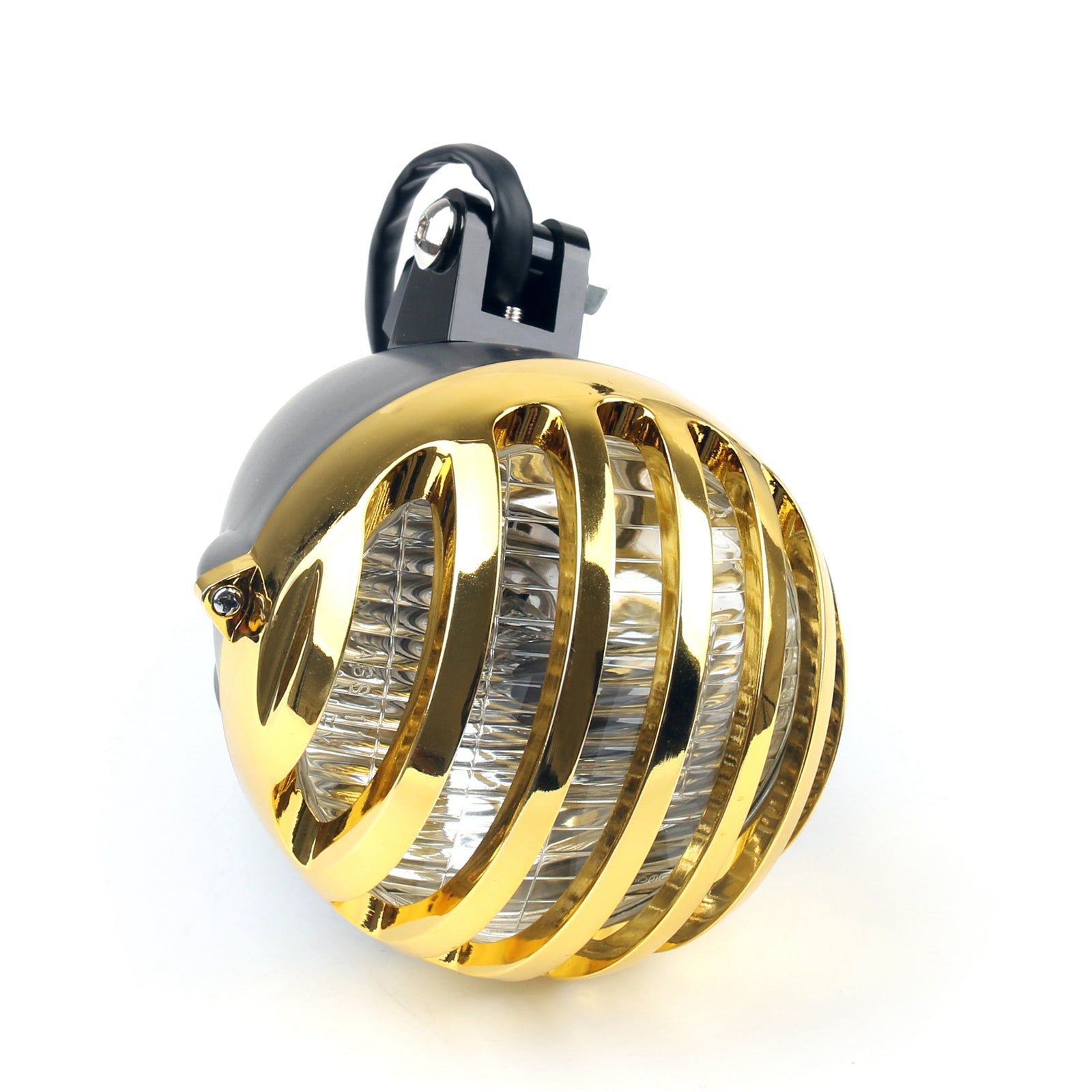 Motorcycle 5 1/2'' Bullet Headlight Lamp For Chopper Bobber Old School Custom