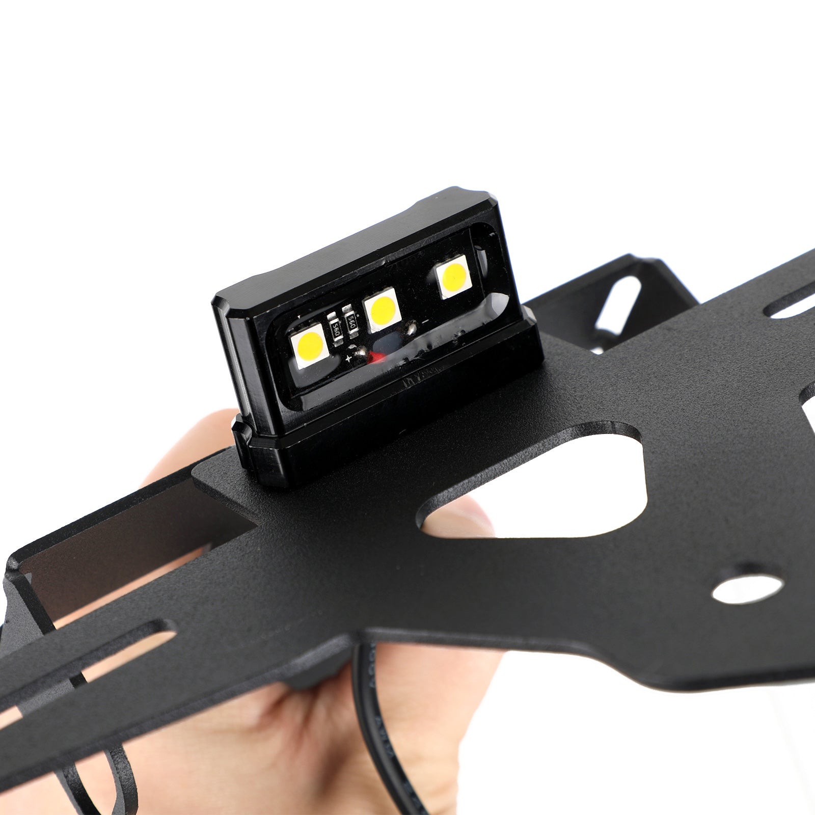 Soporte de marco para matrícula de motocicleta apto para HONDA CBR500R 2019-2021 genérico