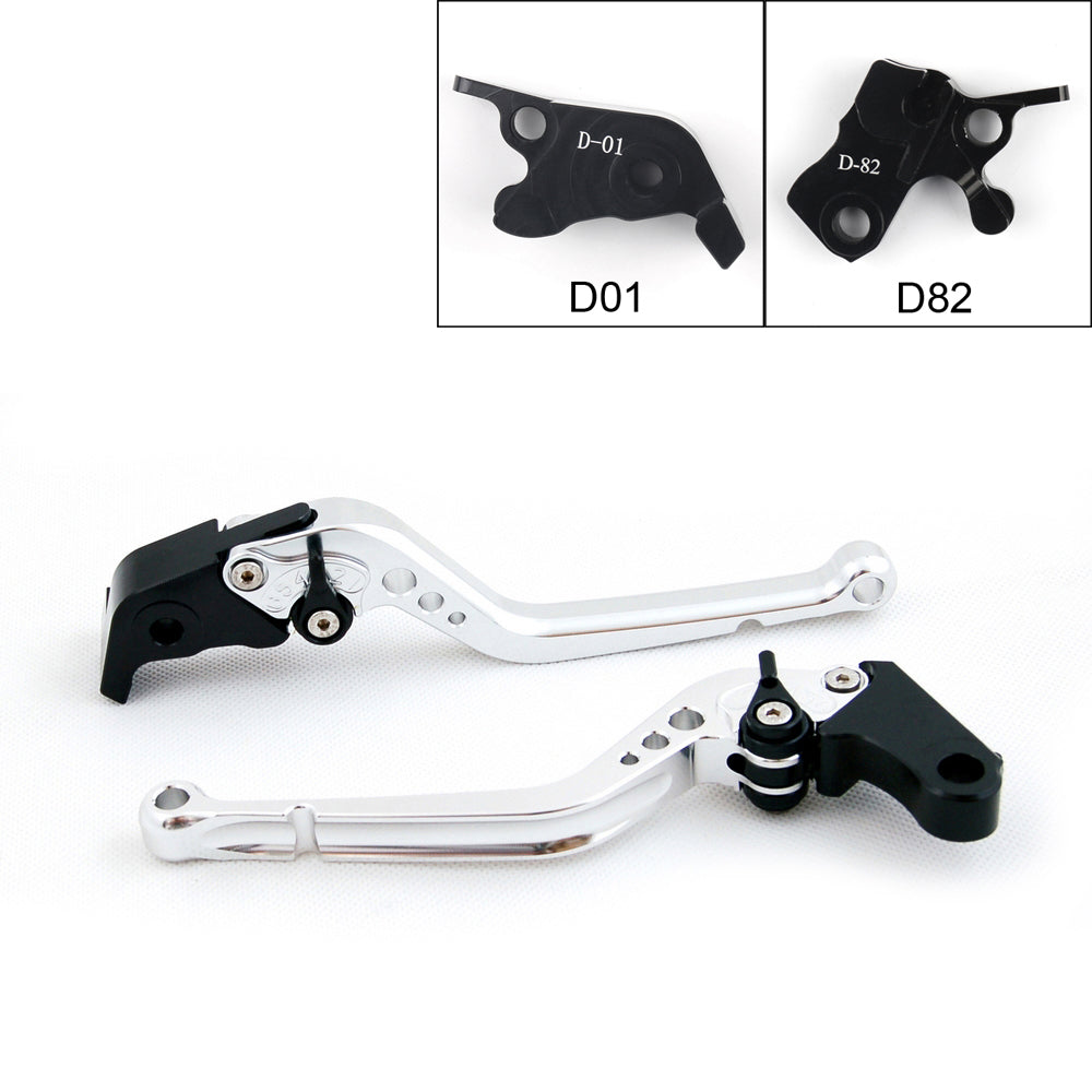 Long Brake Clutch Levers For Ducati HYPERMOTARD 821 SP 2013-2015 Black Generic