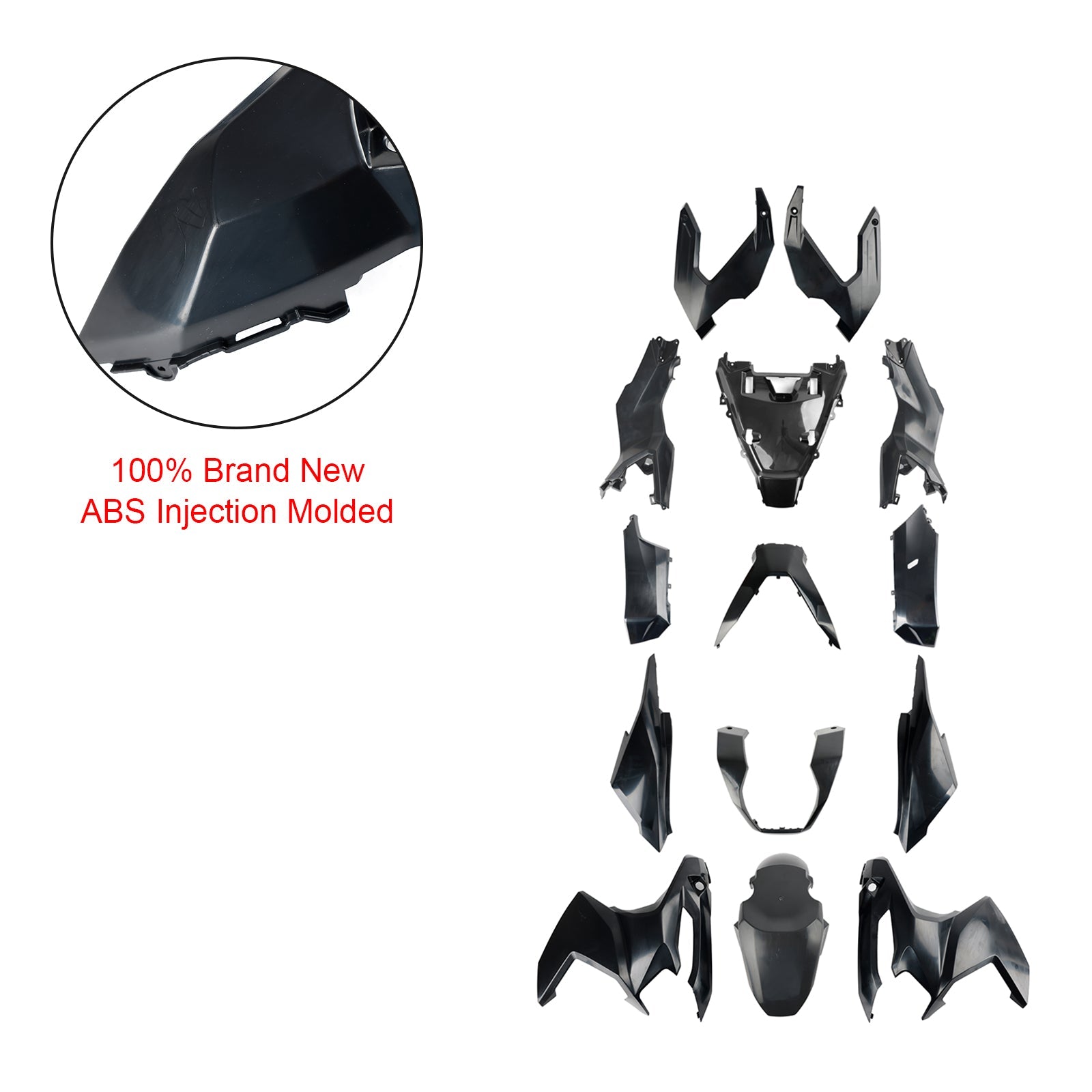 Honda ADV 160 2023 2024 Bodywork Fairing ABS Injection Molding Unpainted