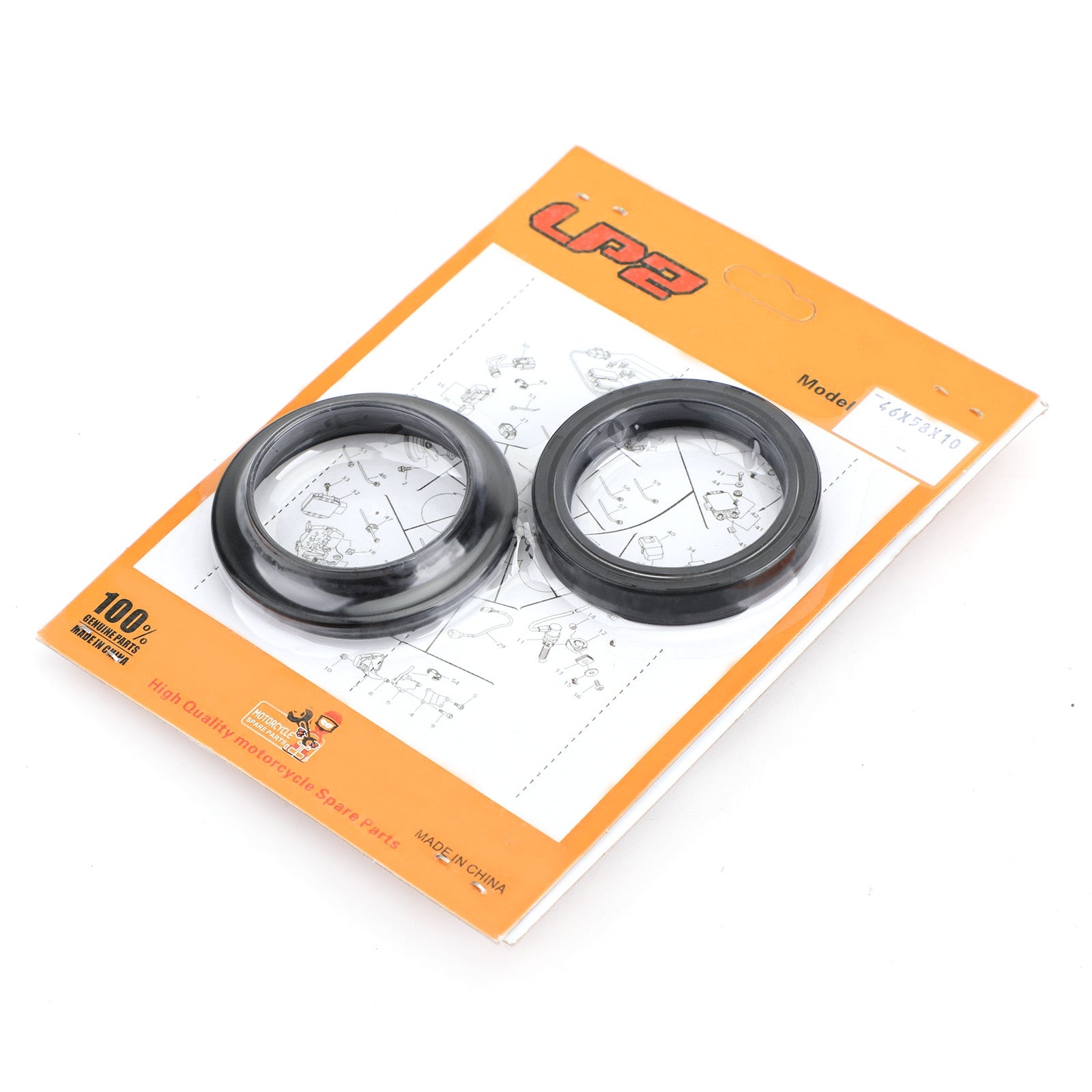 Fork Seal Dust Kit for Kawasaki ZX600 ZX636 Ninja ZX-6R ZZ-R600 ZX-9R 1998-2008