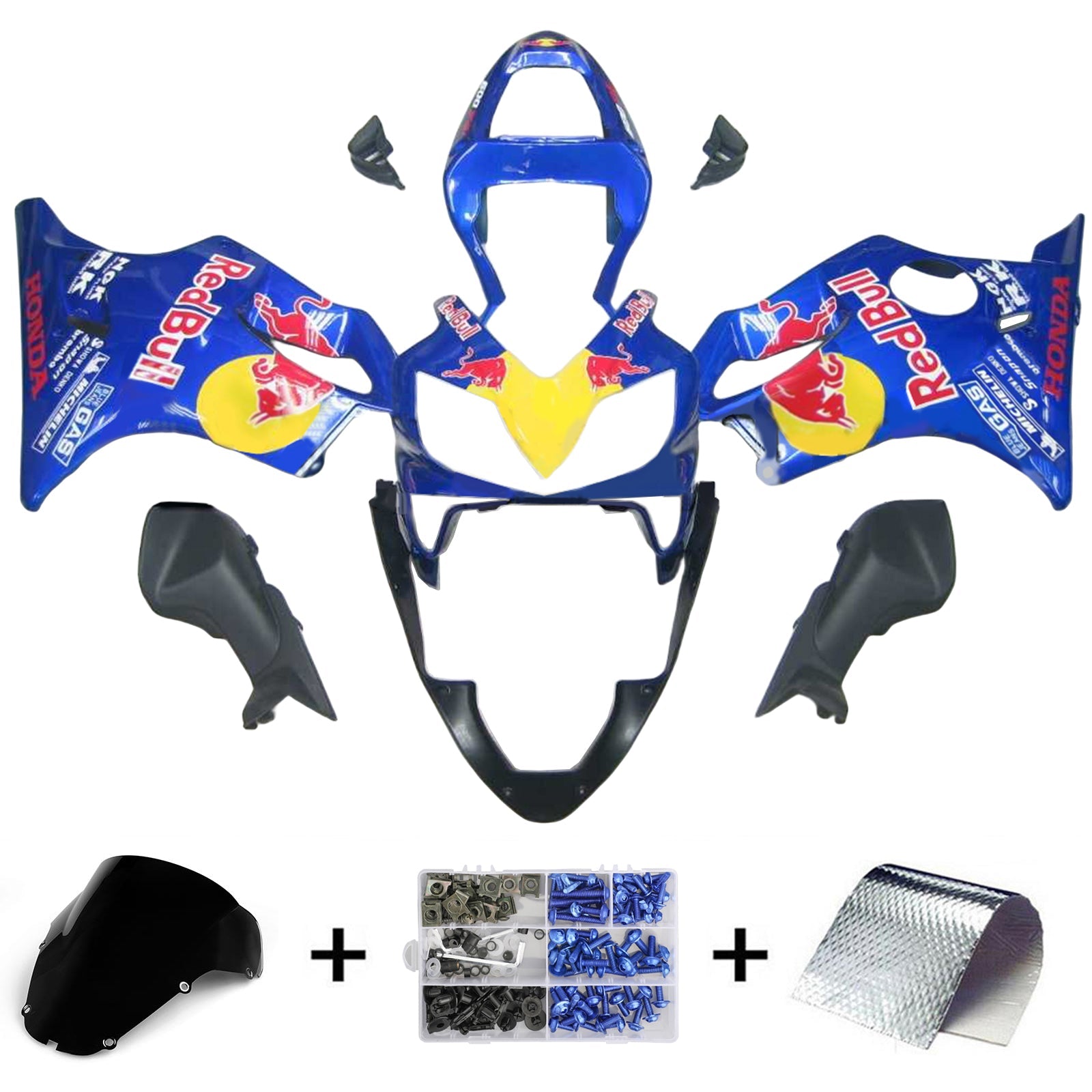 Honda CBR600 F4i 2001-2003 Fairing Kit Bodywork Plastic ABS