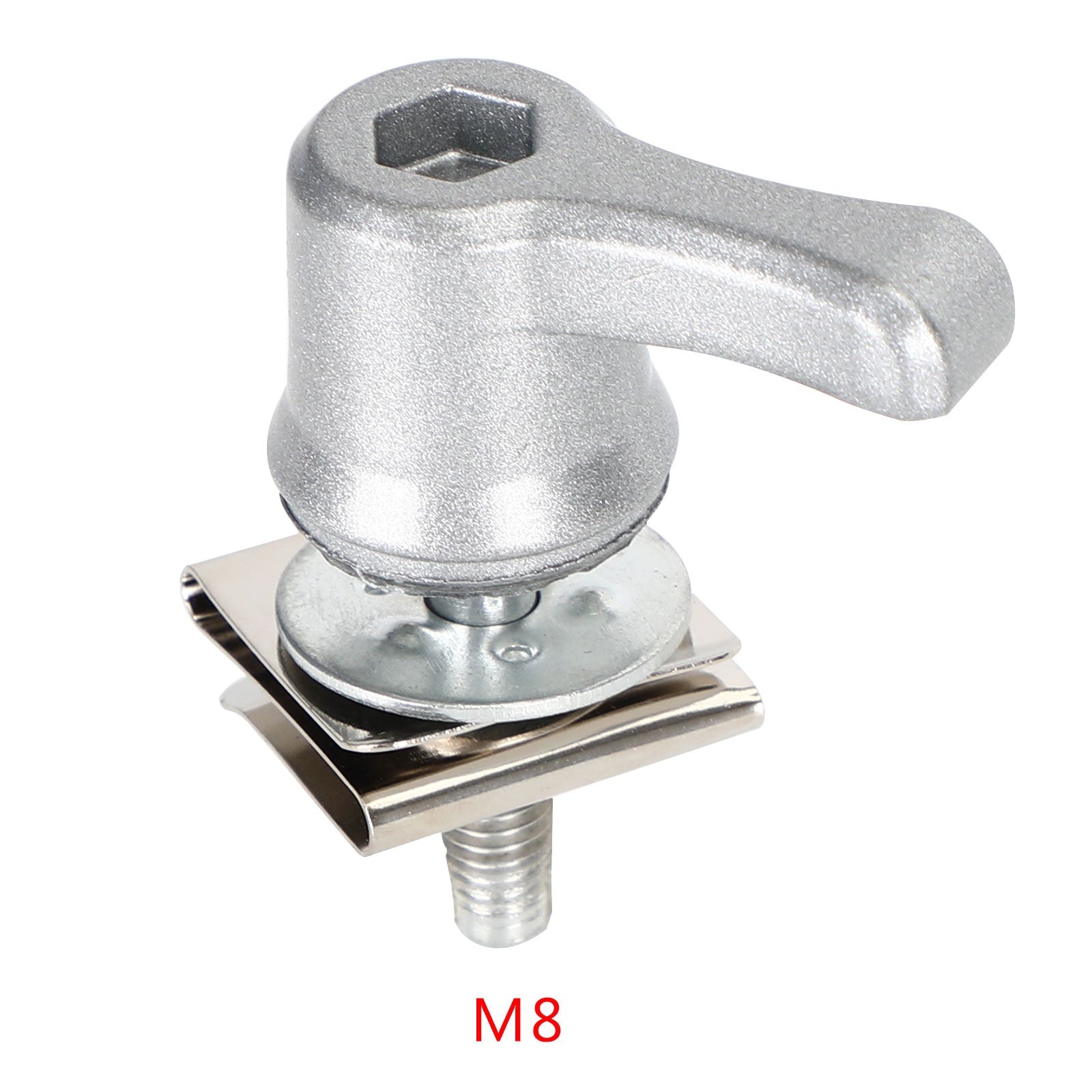 4X 새들백 레버 잠금 볼트 너트 장착 세트 (2001-2020 투어링용) 일반