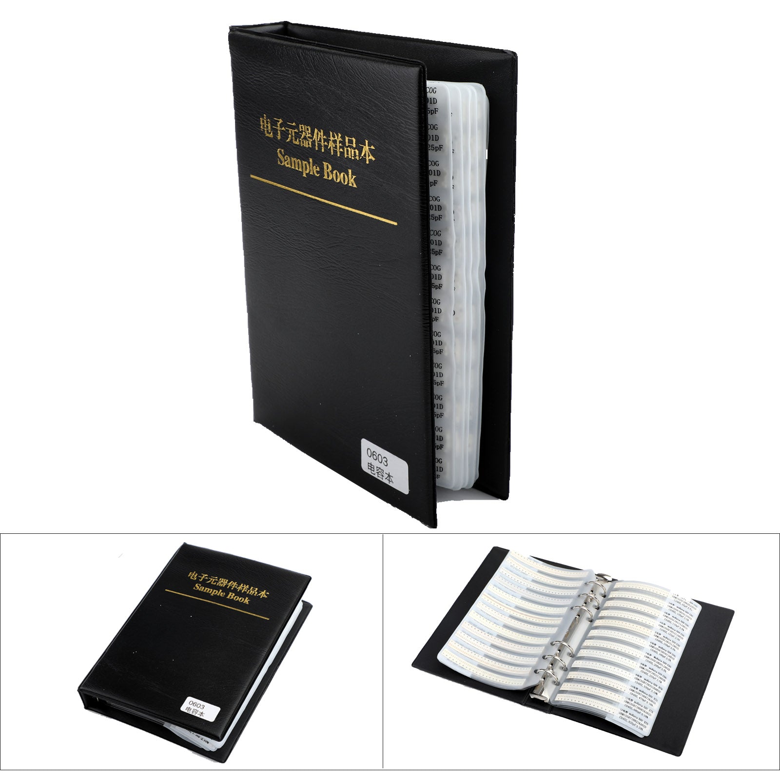 SMD0603 Capacitor sample book 90 values * 50pcs=4500pcs Capacitor kit SMD