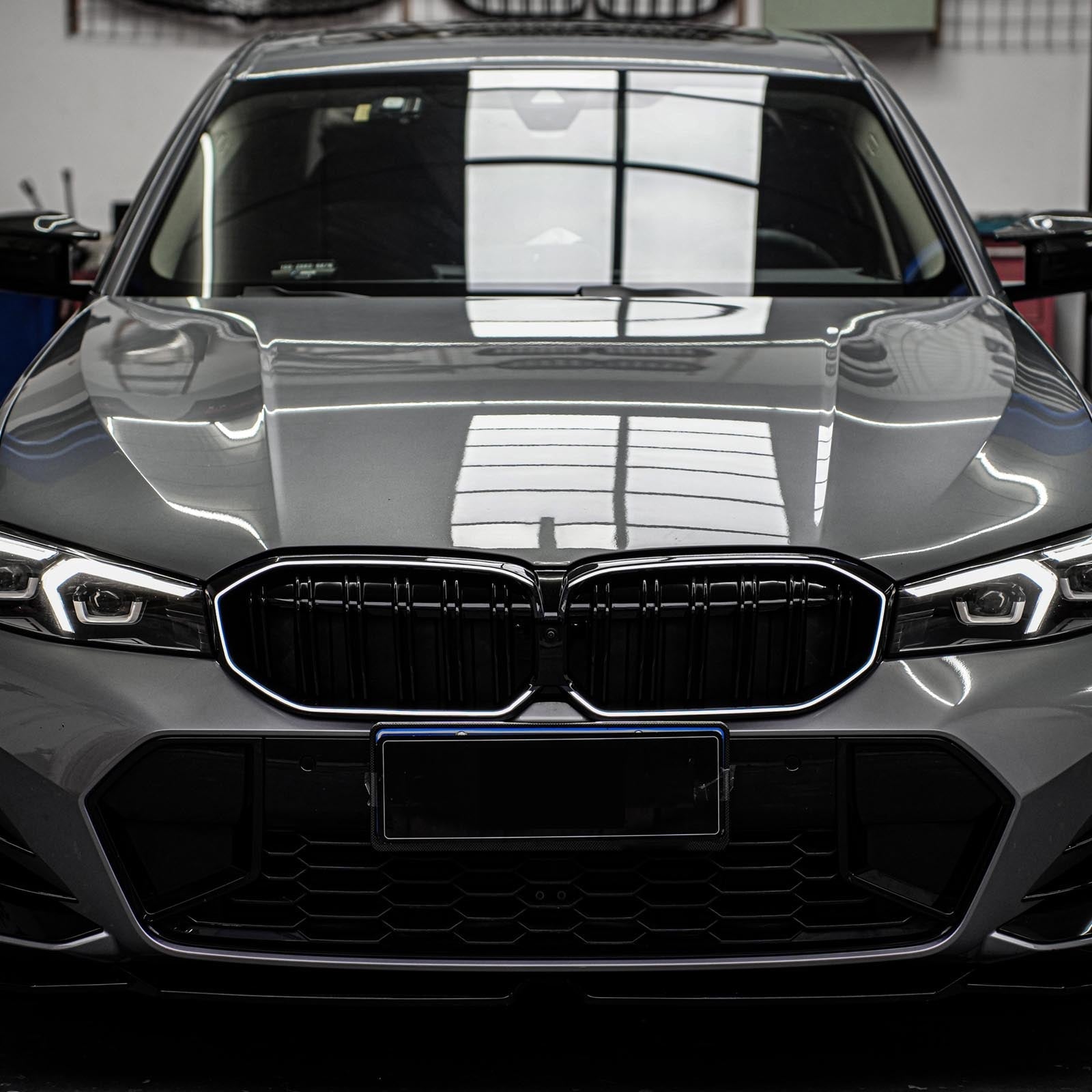 BMW 3 Series G20 G28 2023-2024 Double Line Black Front Kidney Grille Mesh