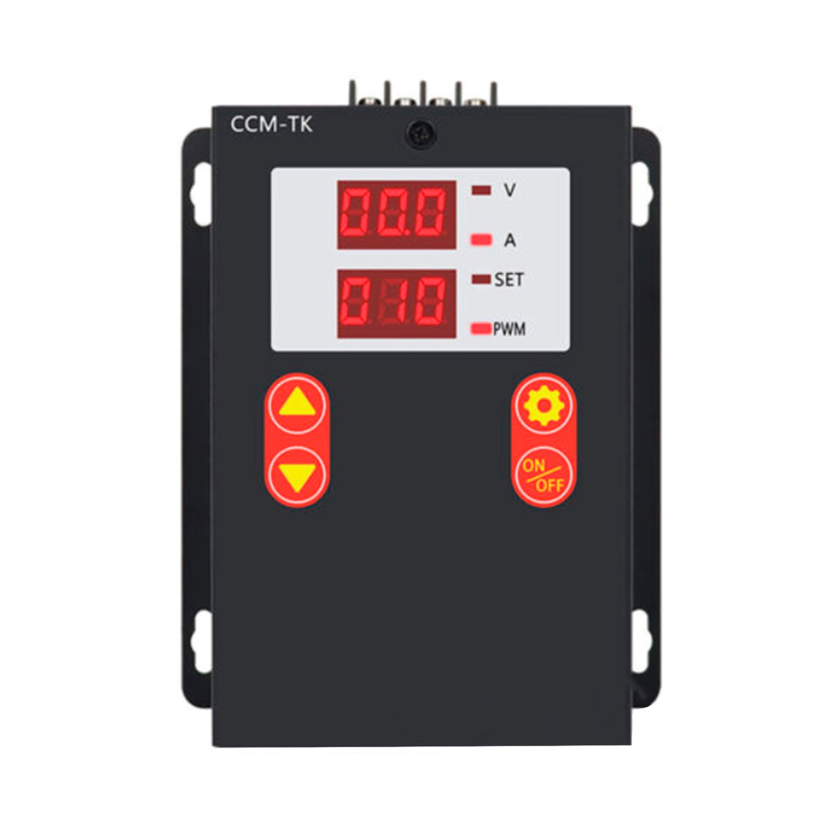 DC 12-80V 30A PWM Motor Speed Controller Soft-Start/Stop Voltage Ampere Meter