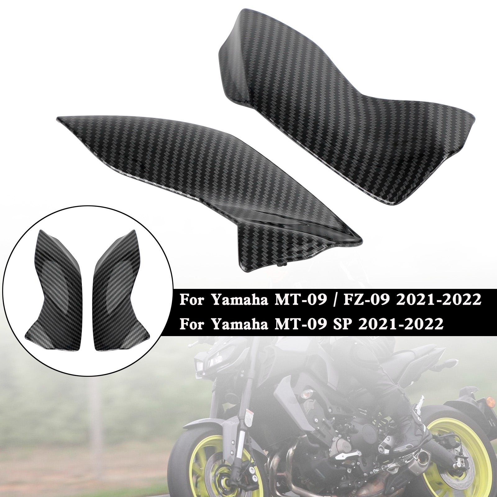 Headlight Fairing Side Panel For Yamaha MT-09 FZ09 MT-09 SP 2021-2022
