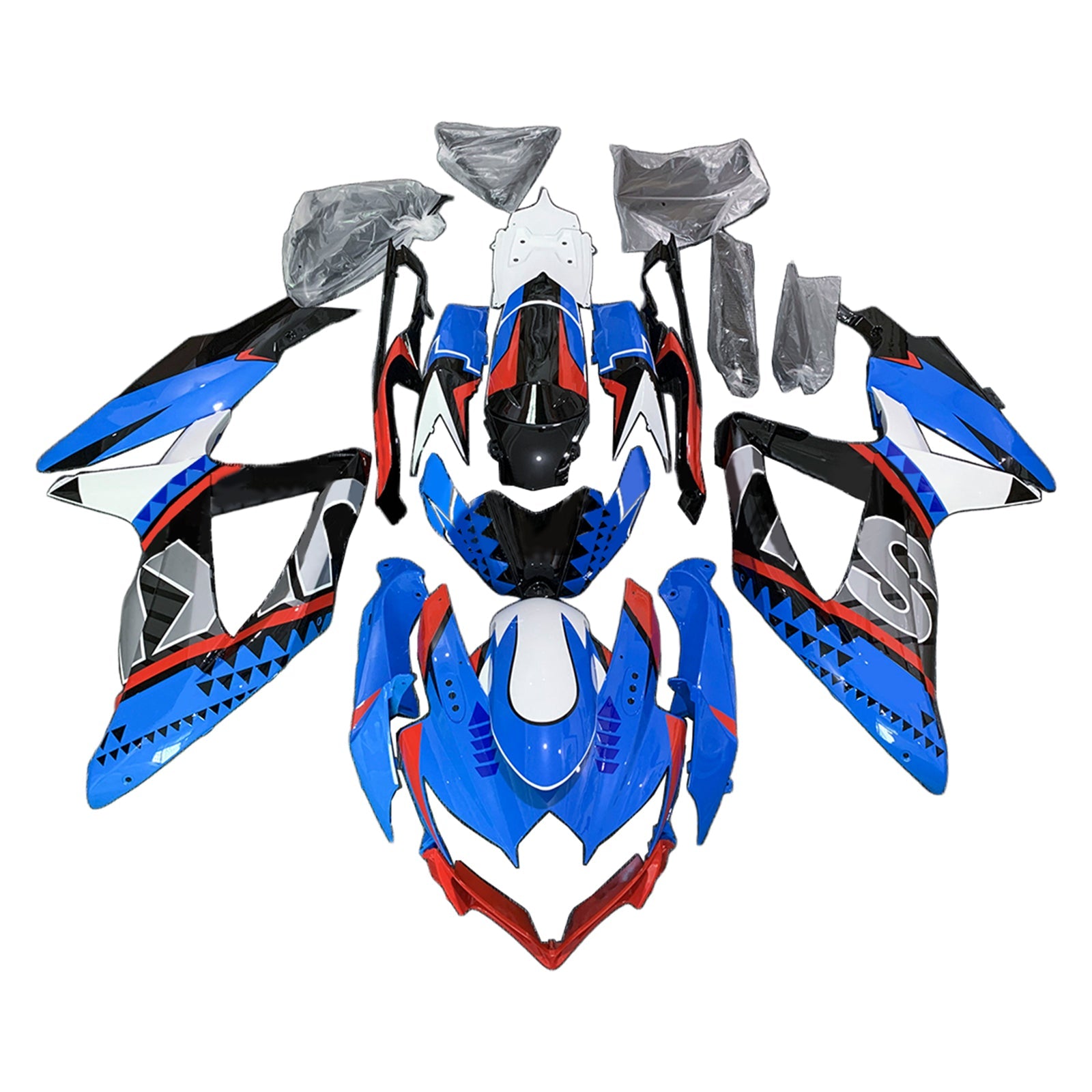 Suzuki GSXR 600/750 2008-2010 K8 Fairing Kit Bodywork Plastic ABS