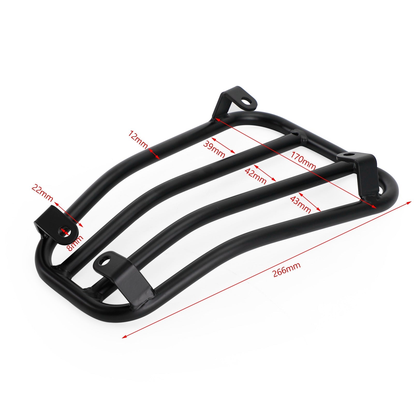 Vespa Primavera Sprint 125 150 Matt Black Floor Board Luggage Support Rack