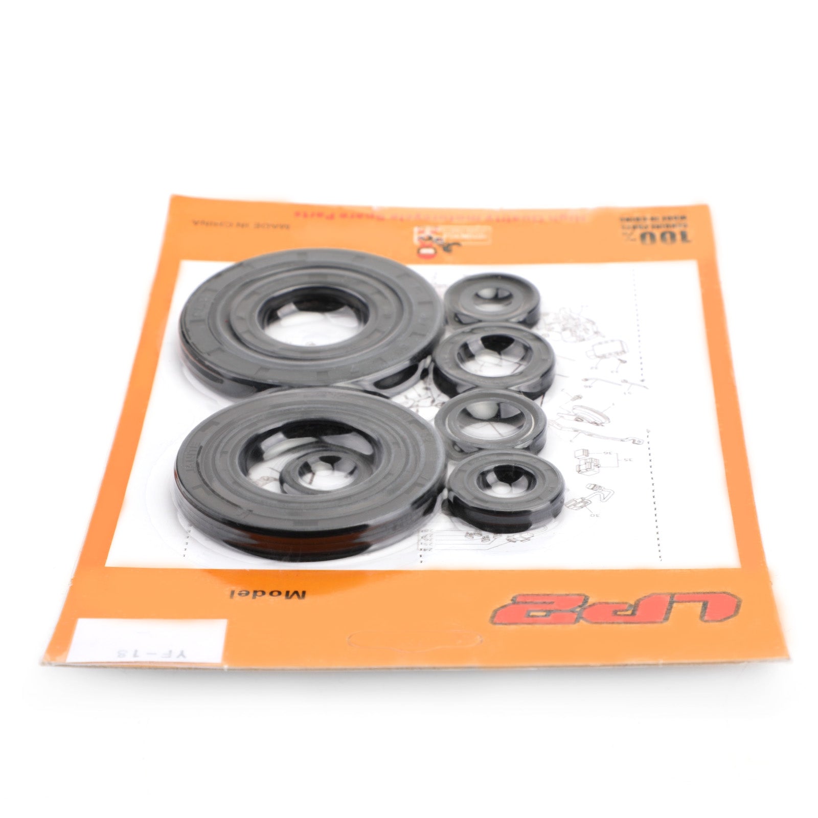 Complete Engine Oil Seal Crankcase Kit - 9pcs for Honda CRF250R 2010???-2017 Generic