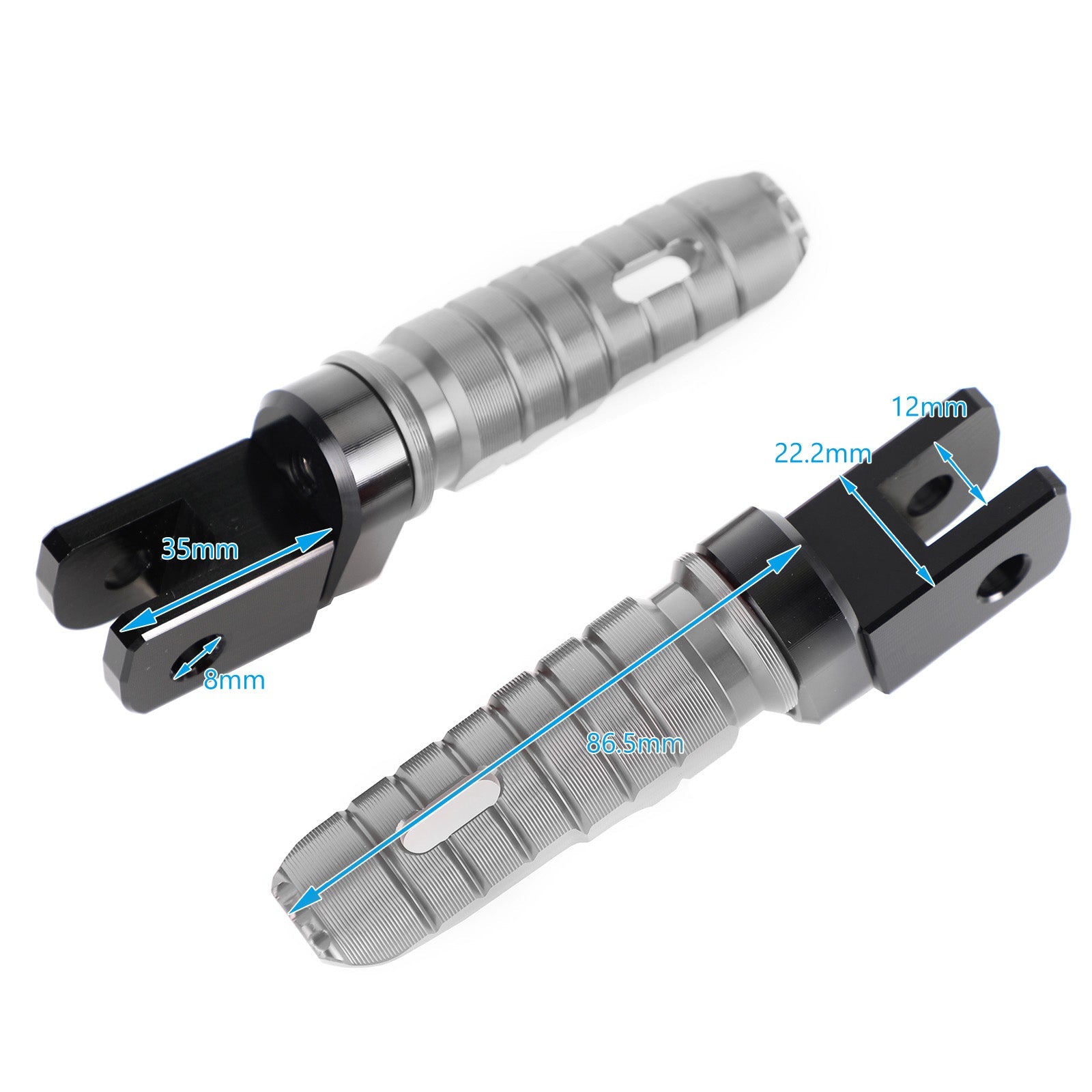 Triumph Street Triple 765/R/S/RS Daytona 675/R 제네릭용 앞 발판 발 페그