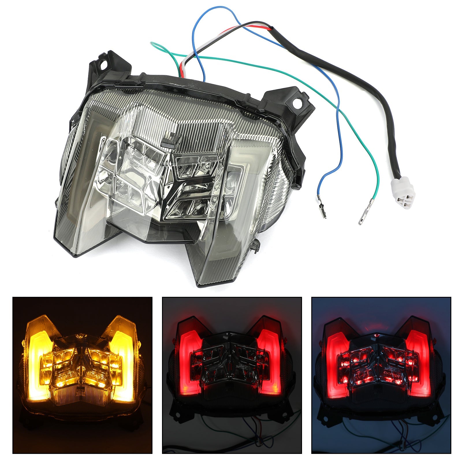 LED Rear Brake Turn Signals Taillight for YAMAHA MT-09 FZ-09 2017-2019 Generic