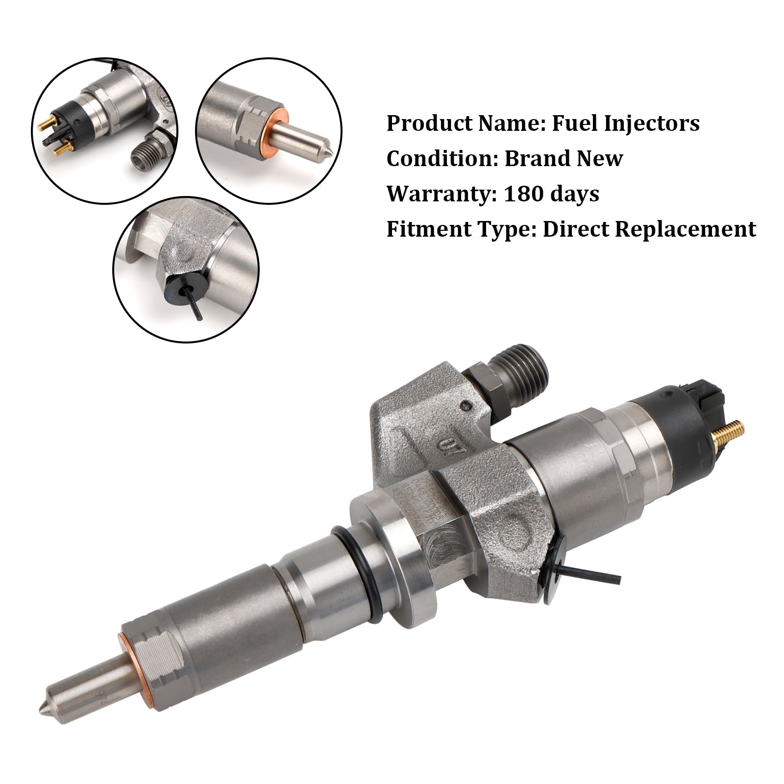 Duramax Chevrolet Silverado GMC Sierra 2001-2004.5 6.6L LB7 1PCS Fuel Injector 0445120008 0986435502 97208074 97720661 97729095 F00E200308