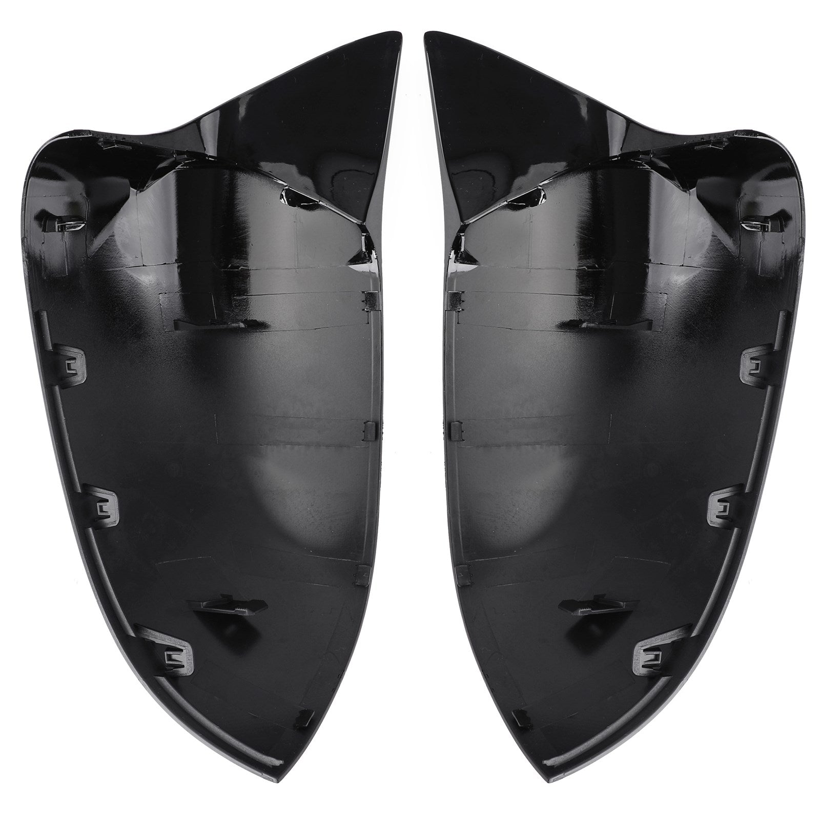 BMW X5 F15 X6 F16 28i 35i 14-18용 광택 블랙 사이드 미러 커버 캡 M 스타일 일반