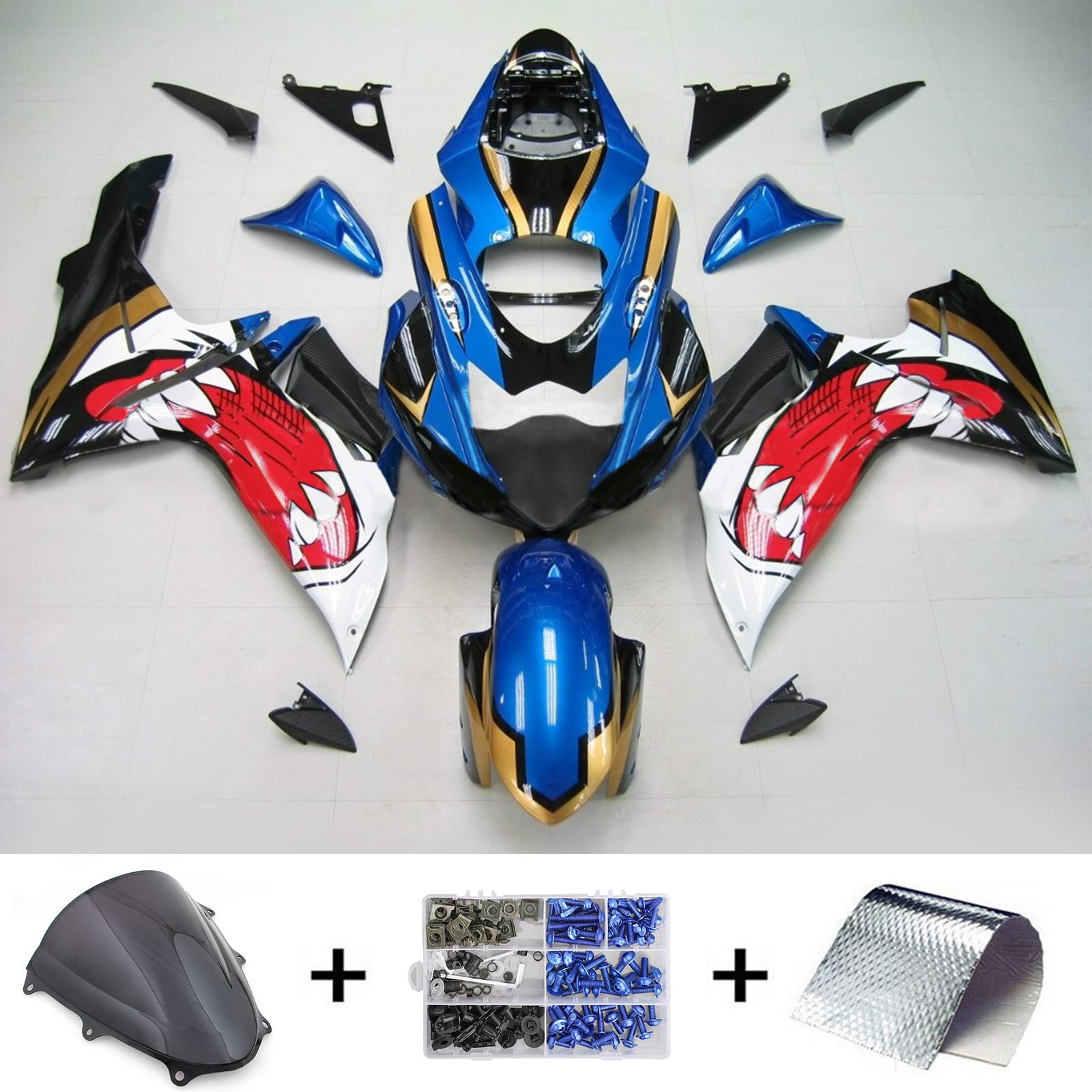 Suzuki GSXR 600/750 2011-2025 K11 Fairing Kit Bodywork Plastic ABS