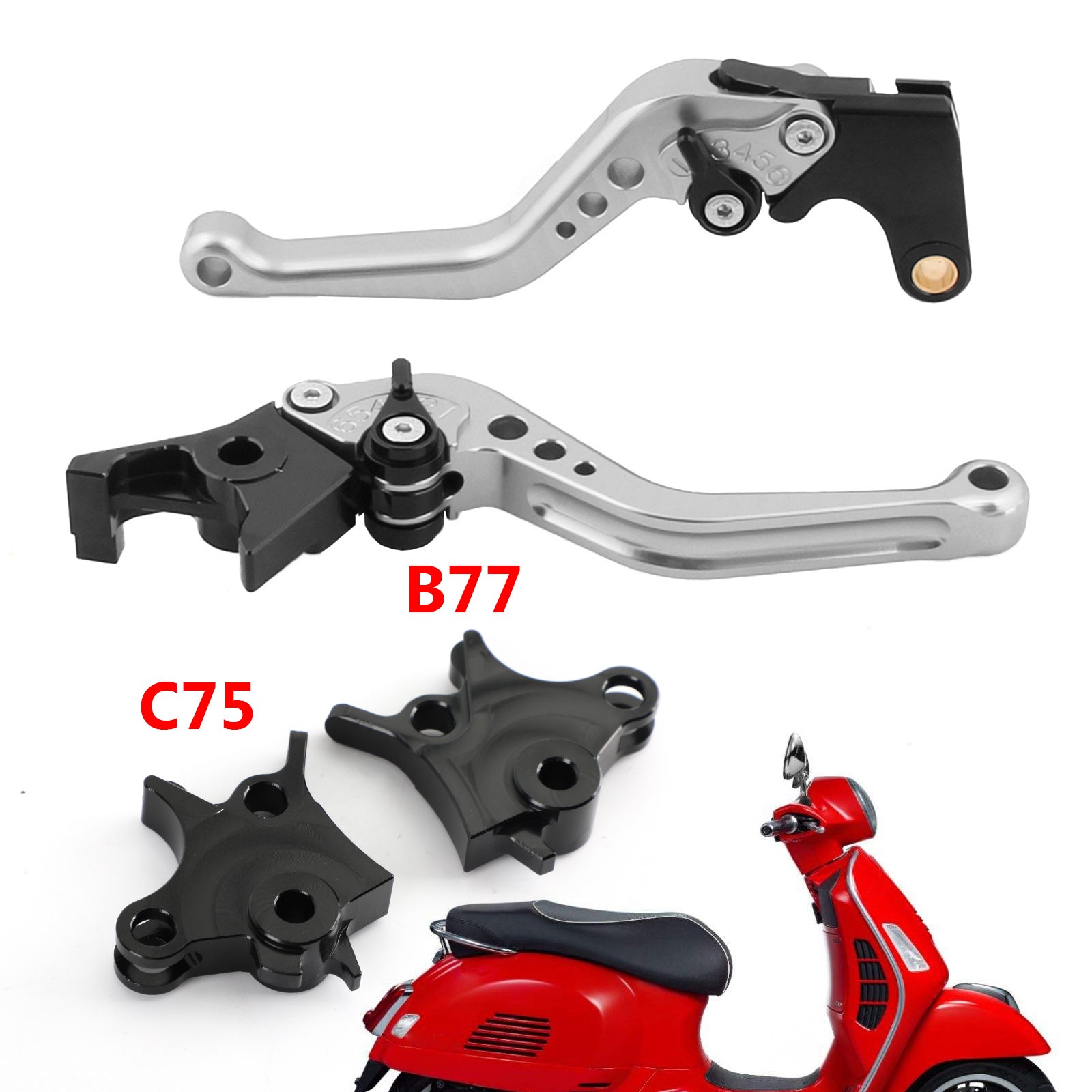 Motorcycle Short Clutch Brake Lever fit for BMW R1200GS Adventure (LC) 2014-2018 Generic