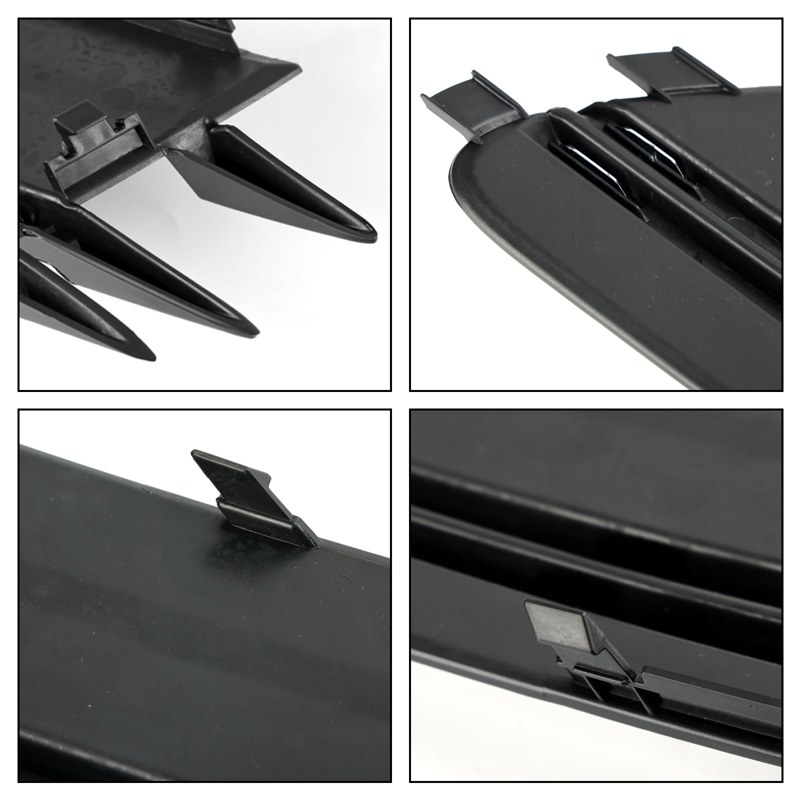 2pcs 전면 안개등 커버 베젤 그릴 그릴 피트 아우디 A6 4G C7 2012-2015