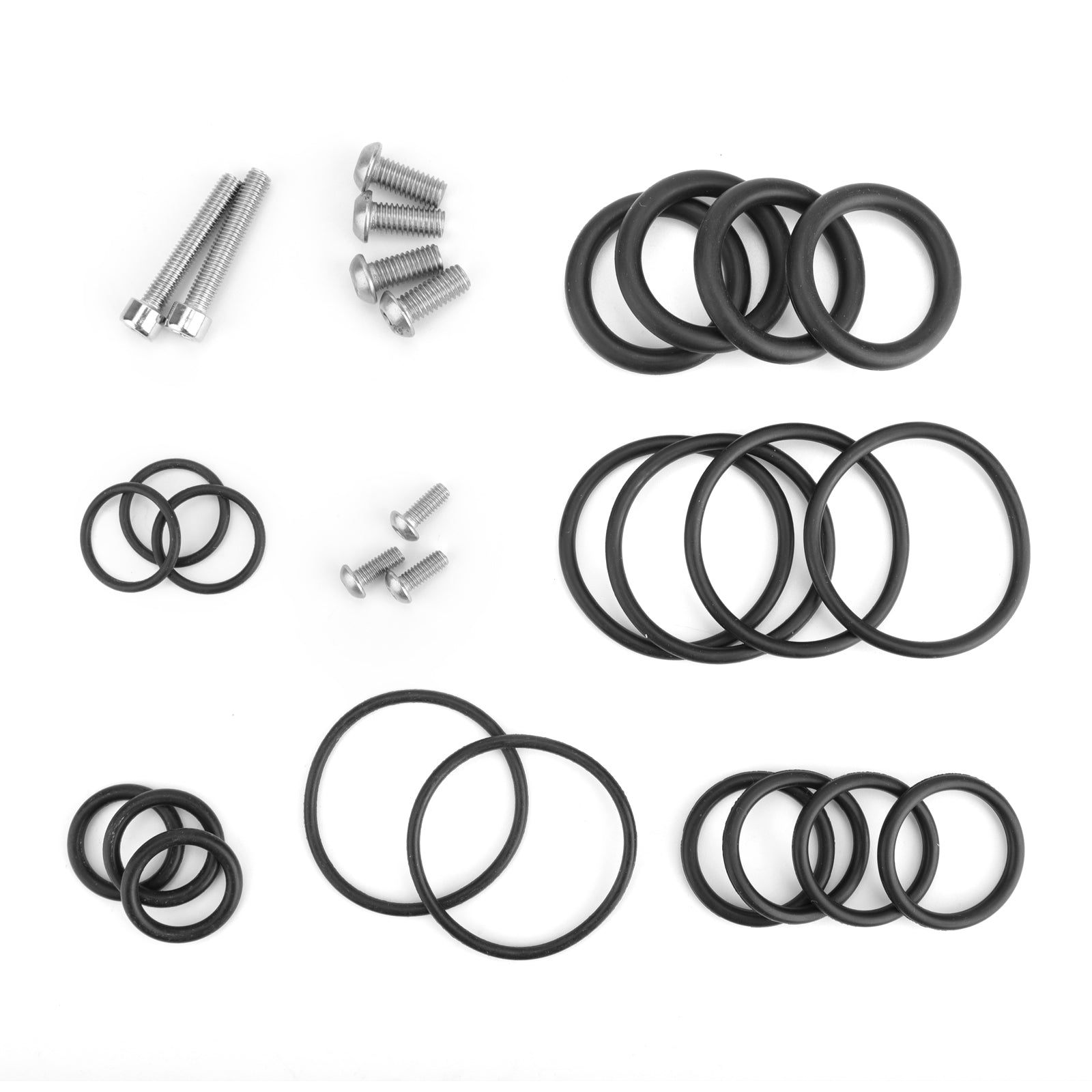 18x CNC ALUMINUM SIDE FRAME COVER CAPS PLUGS Fit for BMW R1200GS 2013-2019 Generic