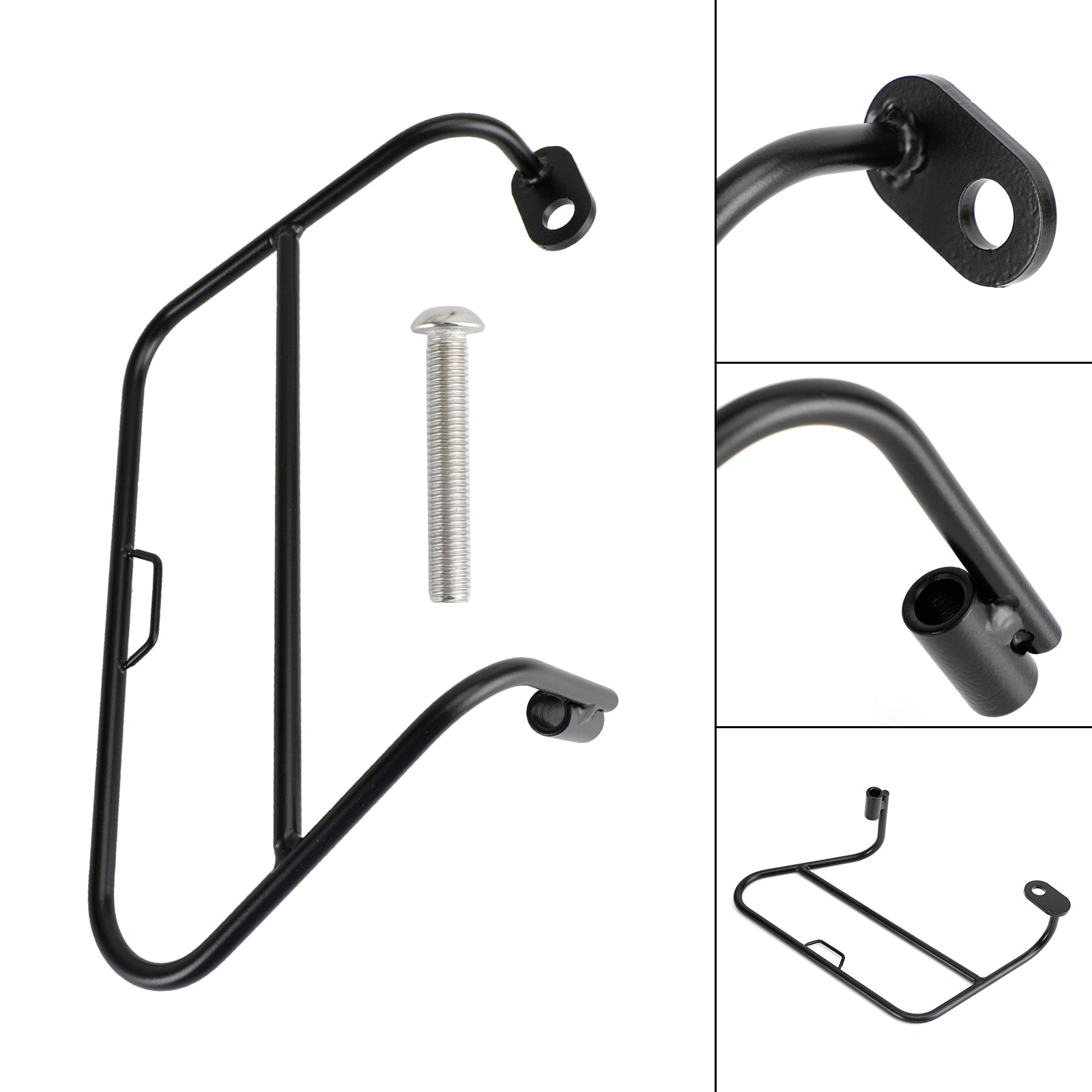 Side Saddle Bag Mounting Bracket Black Fit for HONDA Super Cub 125 18-22 21