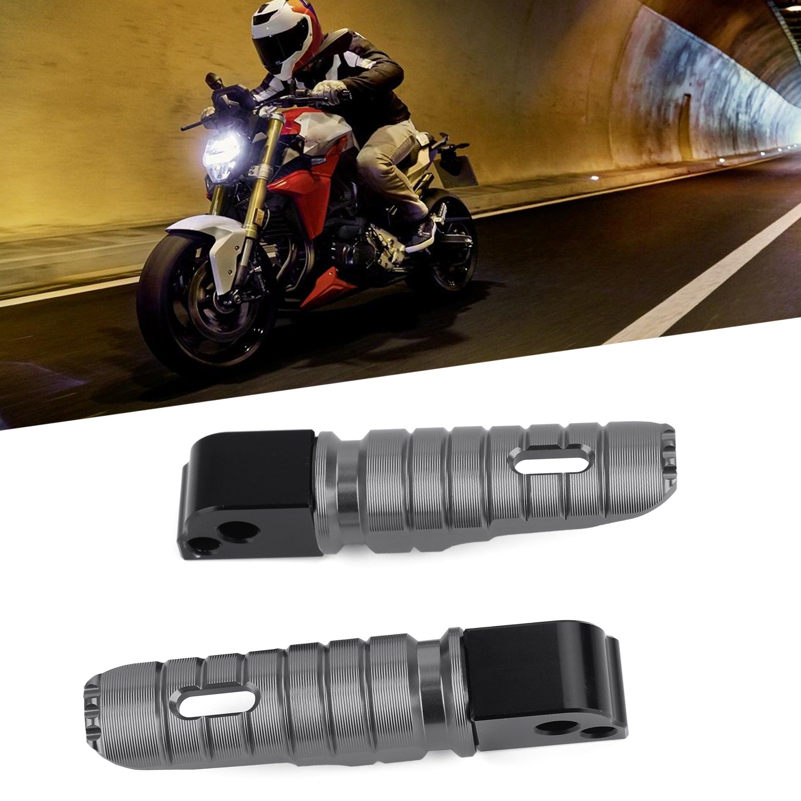 Rear Footrests Foot Peg for BMW R NINET F900R F900XR R1200R R1200RS R1250R Generic