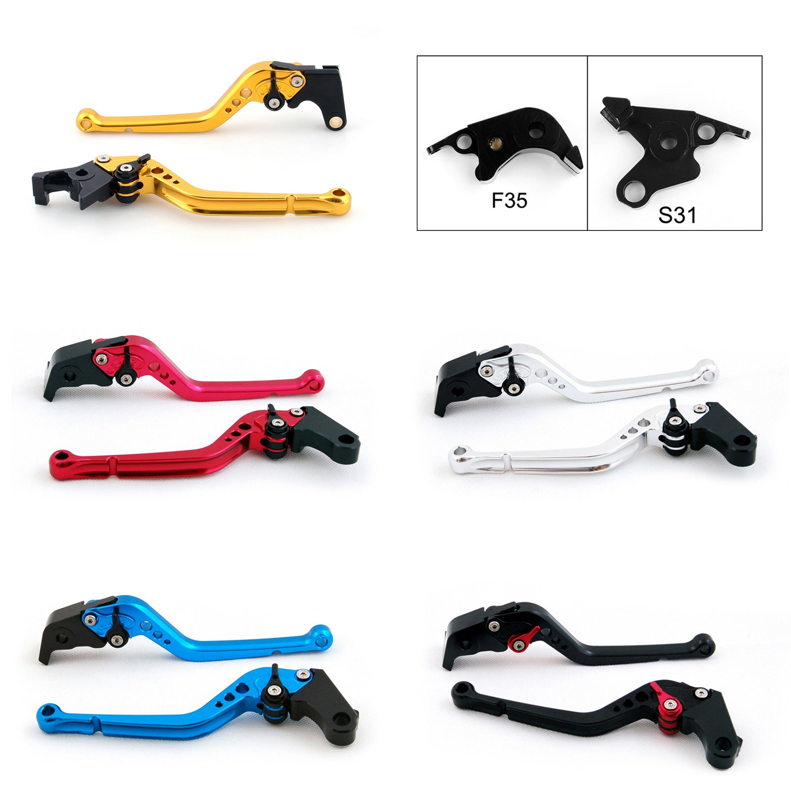 Long Brake Clutch Levers Fit For Suzuki B-King 2008-2011 Black Generic