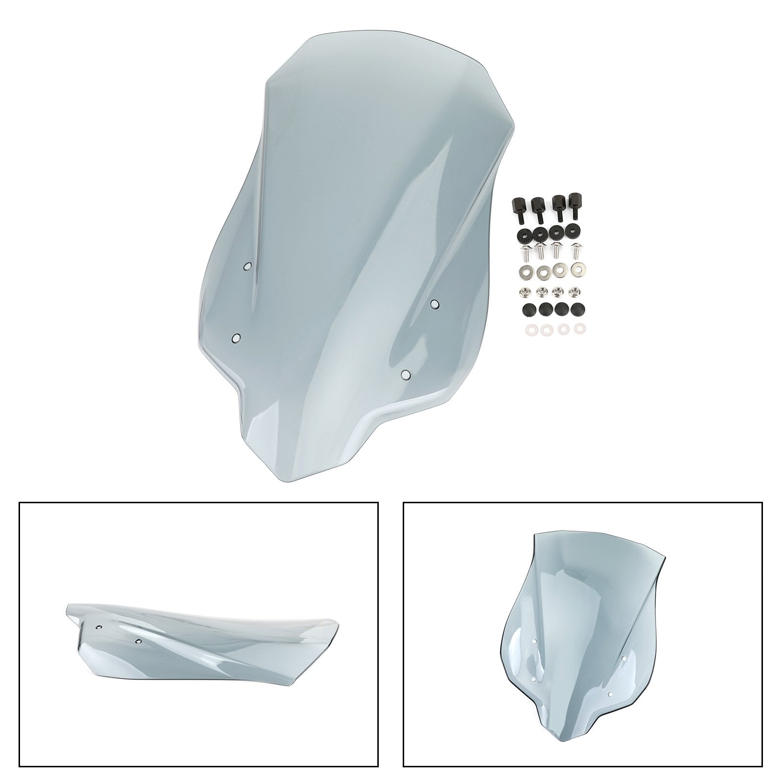 ABS Plastic Motorcycle Windshield Windscreen for Honda CB500X 2016-2023 Generic