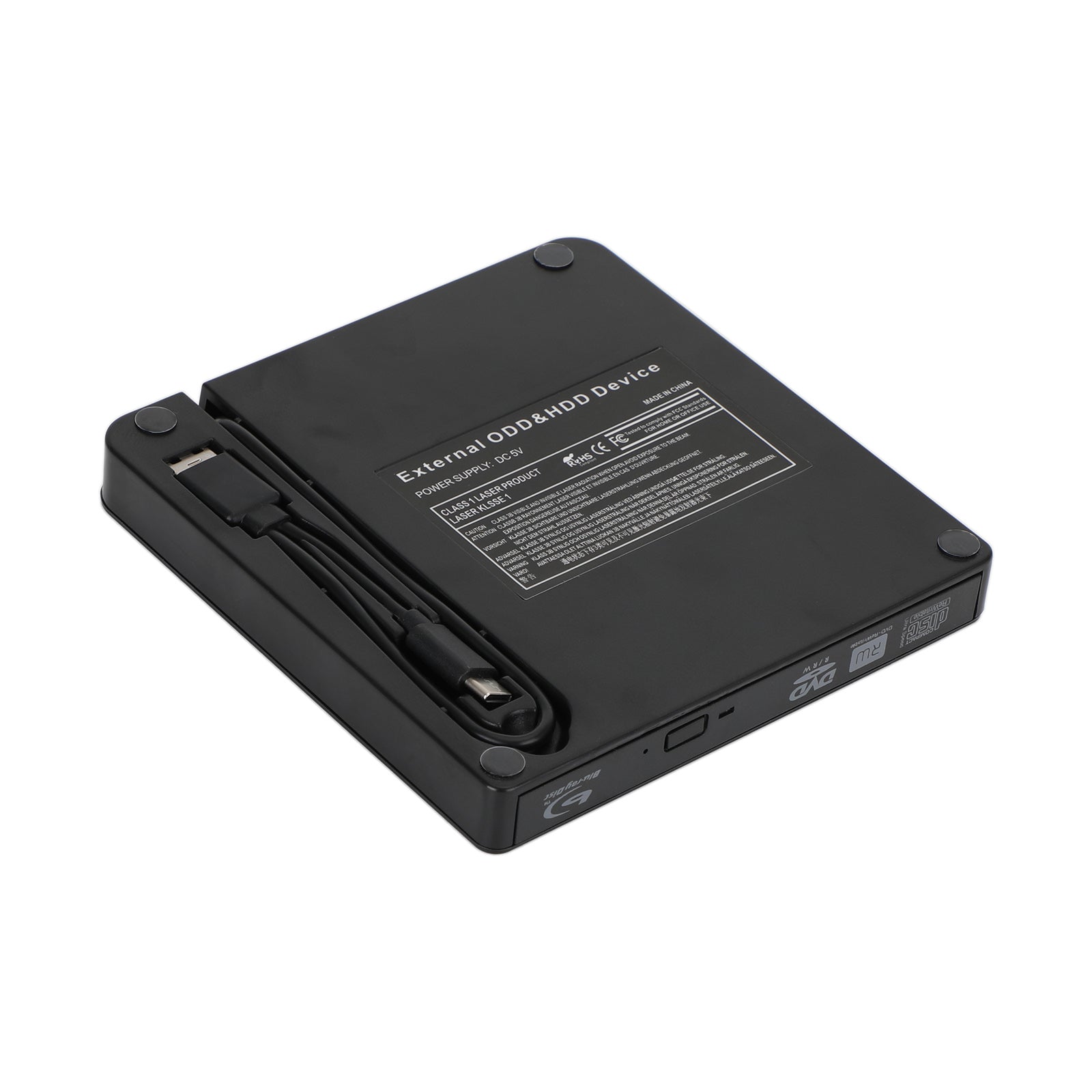 4K USB 3.0 External DVD Blu ray Drive BD Player Read/Write 2 IN 1 Portable Burner