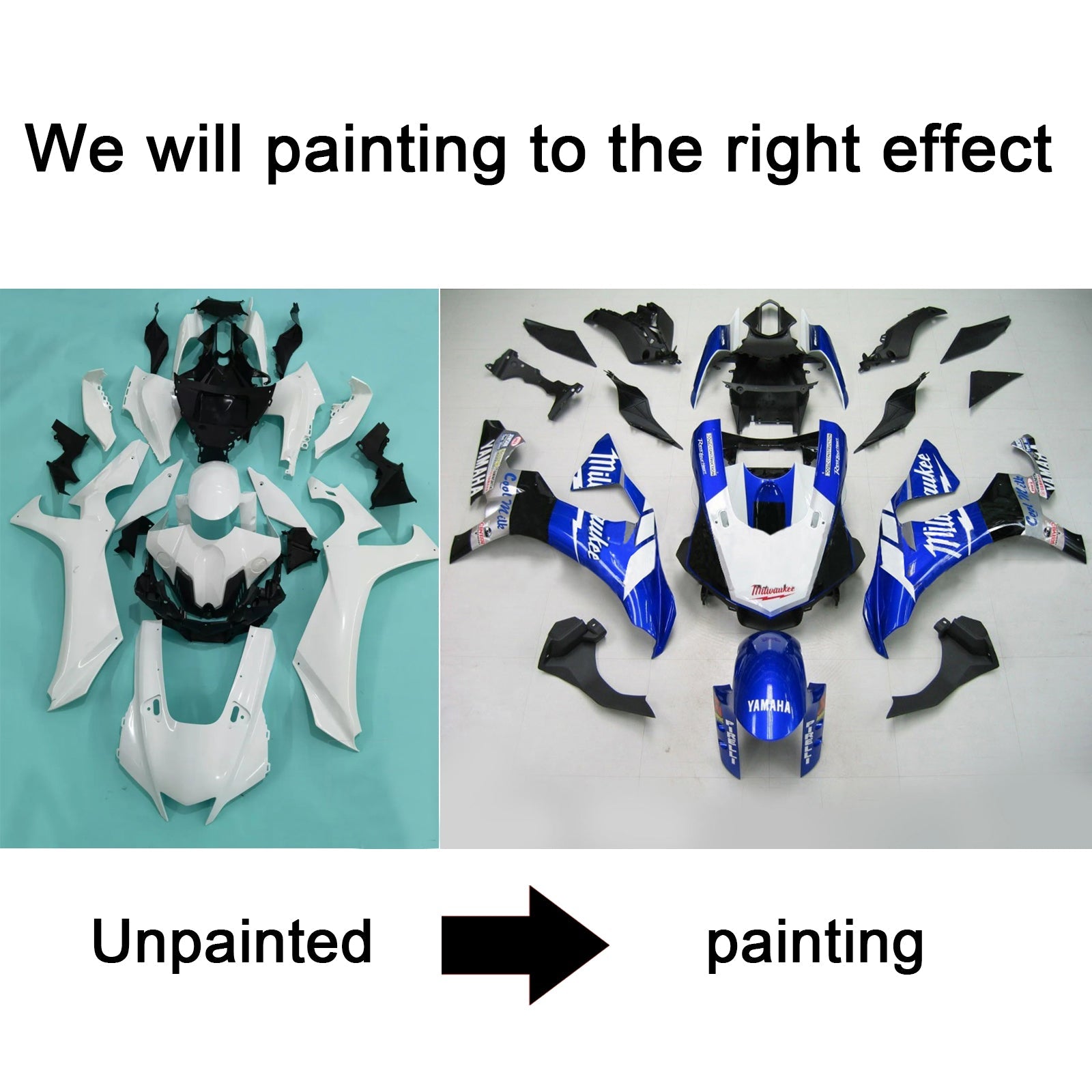 Yamaha YZF R1 2020-2024 Fairing Kit Bodywork Plastic ABS