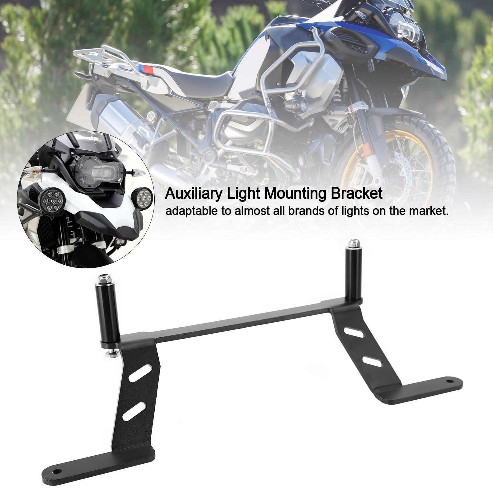 Auxiliary Light Mounting Bracket For BMW R1200GS R1250GS Adventure 2014-2021 Generic