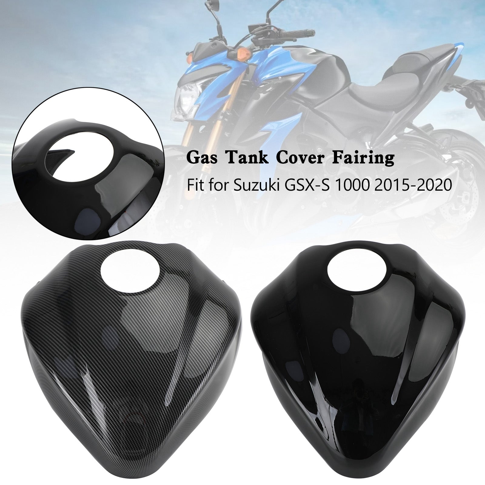 Suzuki GSX-S 1000 GSXS 2015-2020 Protector de carenado para tanque de gasolina
