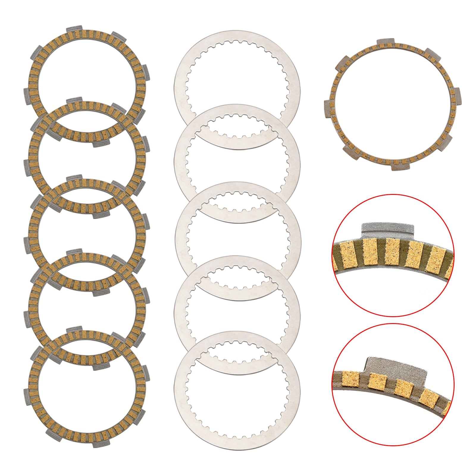 90132011000 / 90132111000 RC200 2014-2022 Clutch Friction Plate Kit Set
